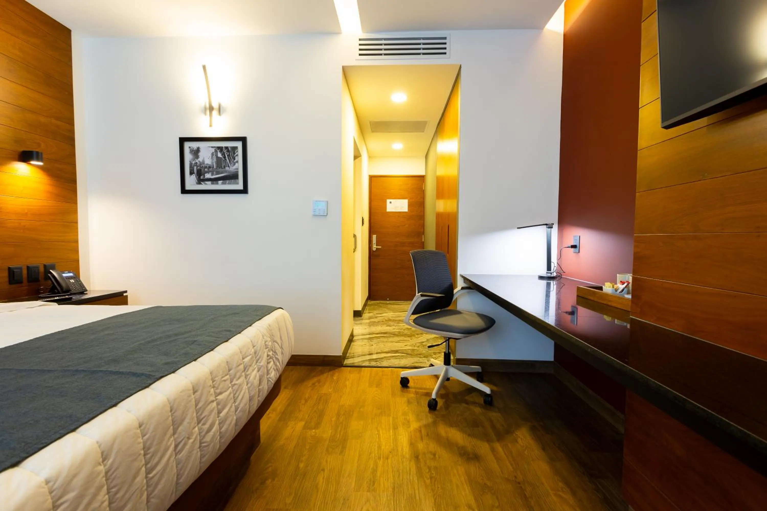 Bed in Hotel Noite Business Class