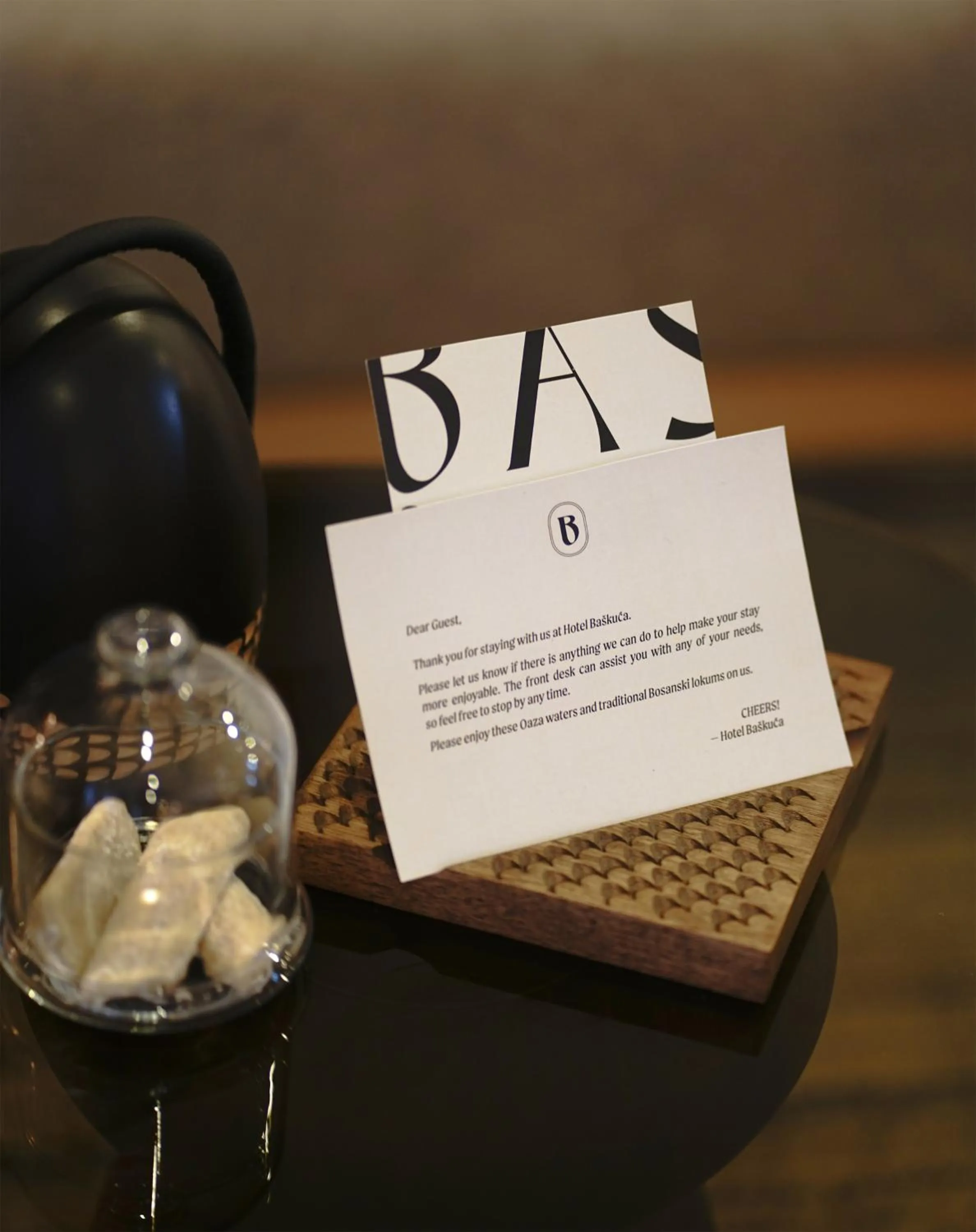 Food close-up in Hotel Baškuća Sarajevo