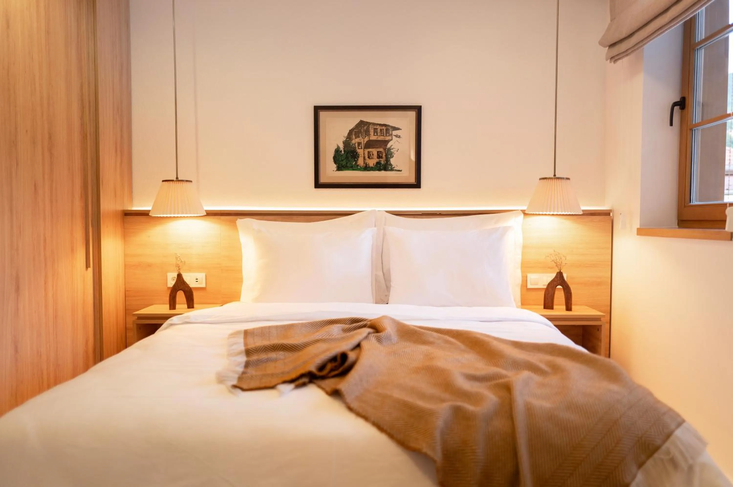 Bed in Hotel Baškuća Sarajevo