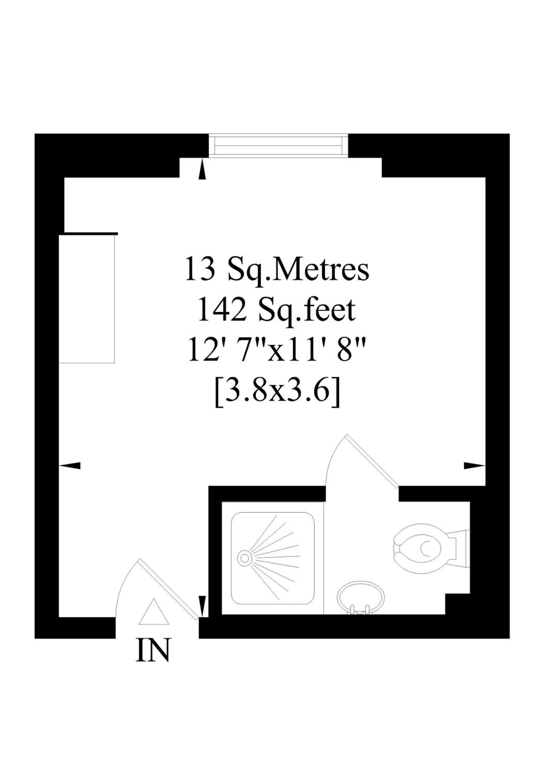 Floor plan in Crestfield Hotel