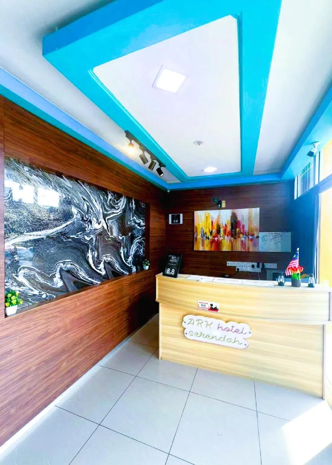 Lobby or reception in ARK Serendah Hotel