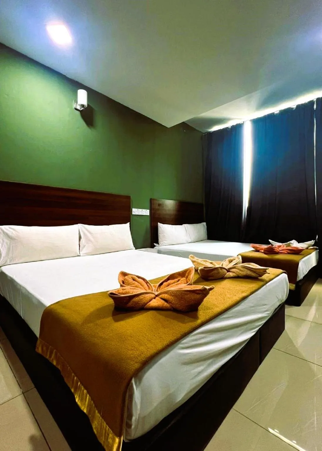 Bed in ARK Serendah Hotel