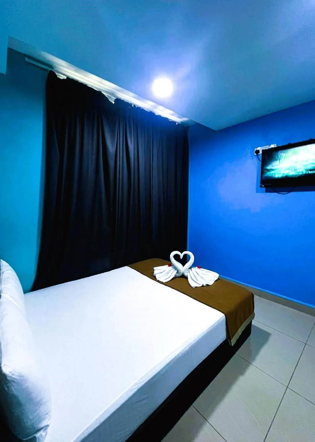 Bed in ARK Serendah Hotel