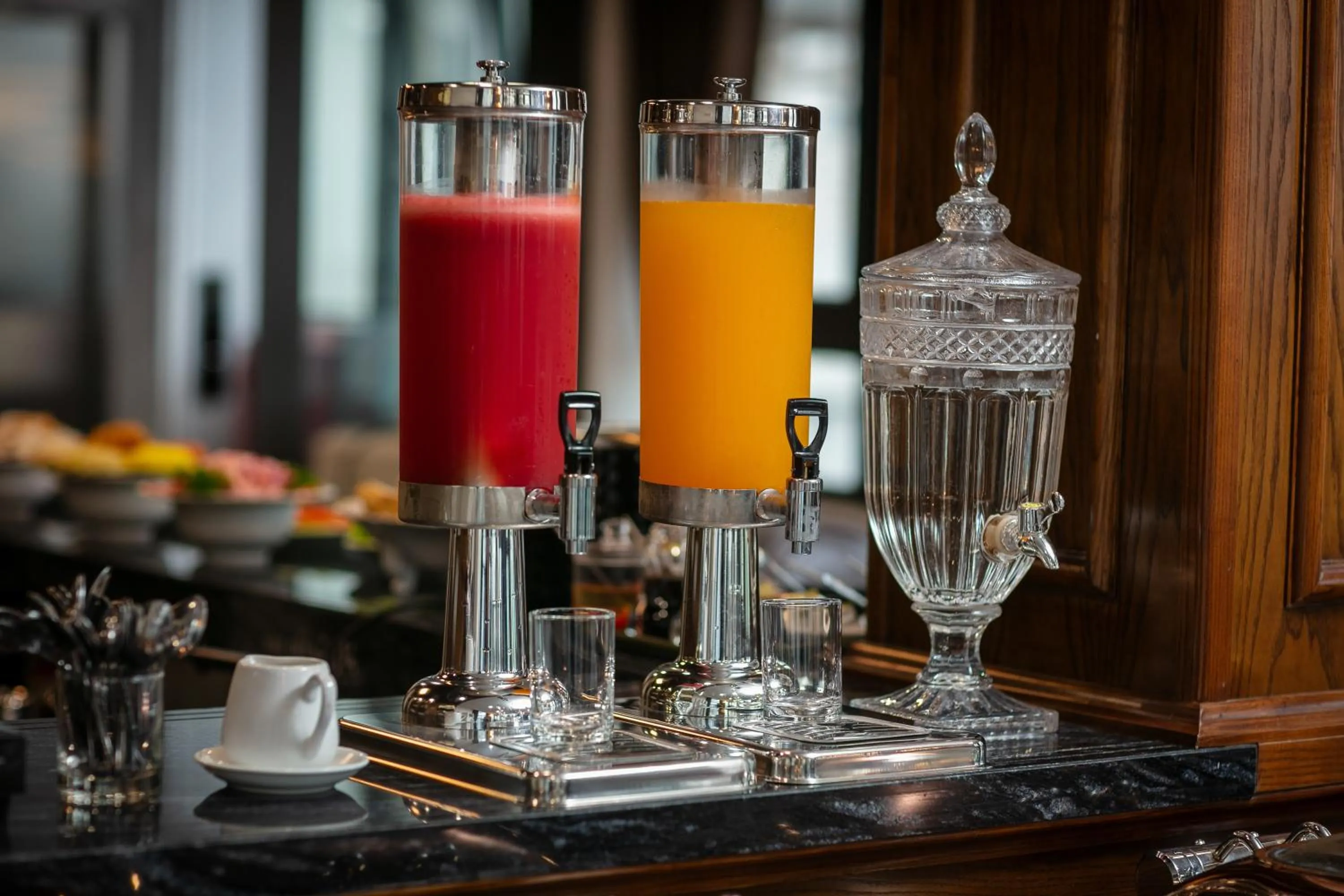 Food and drinks in TrangTrang Luxury Hotel