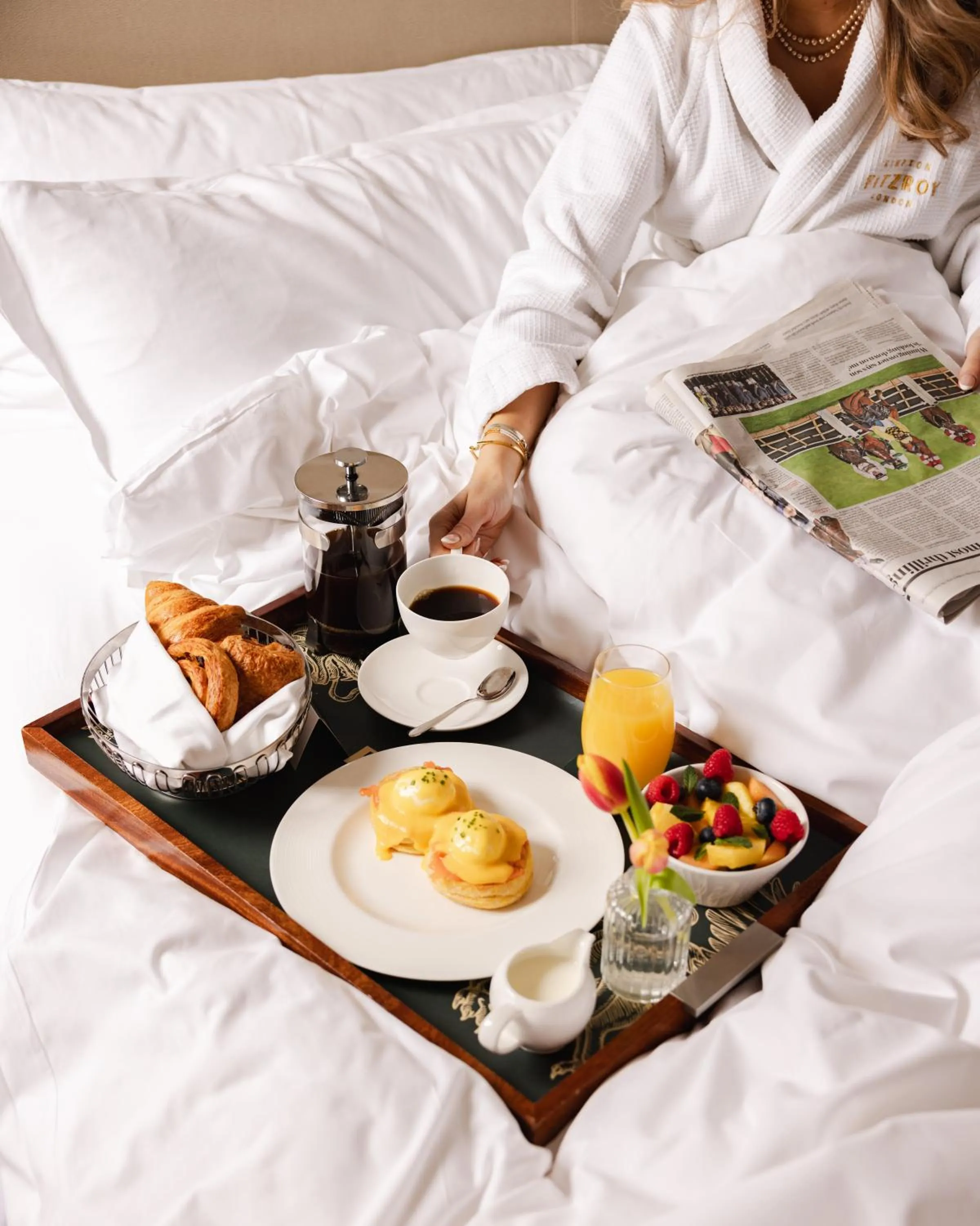 Bed in Kimpton Fitzroy London by IHG