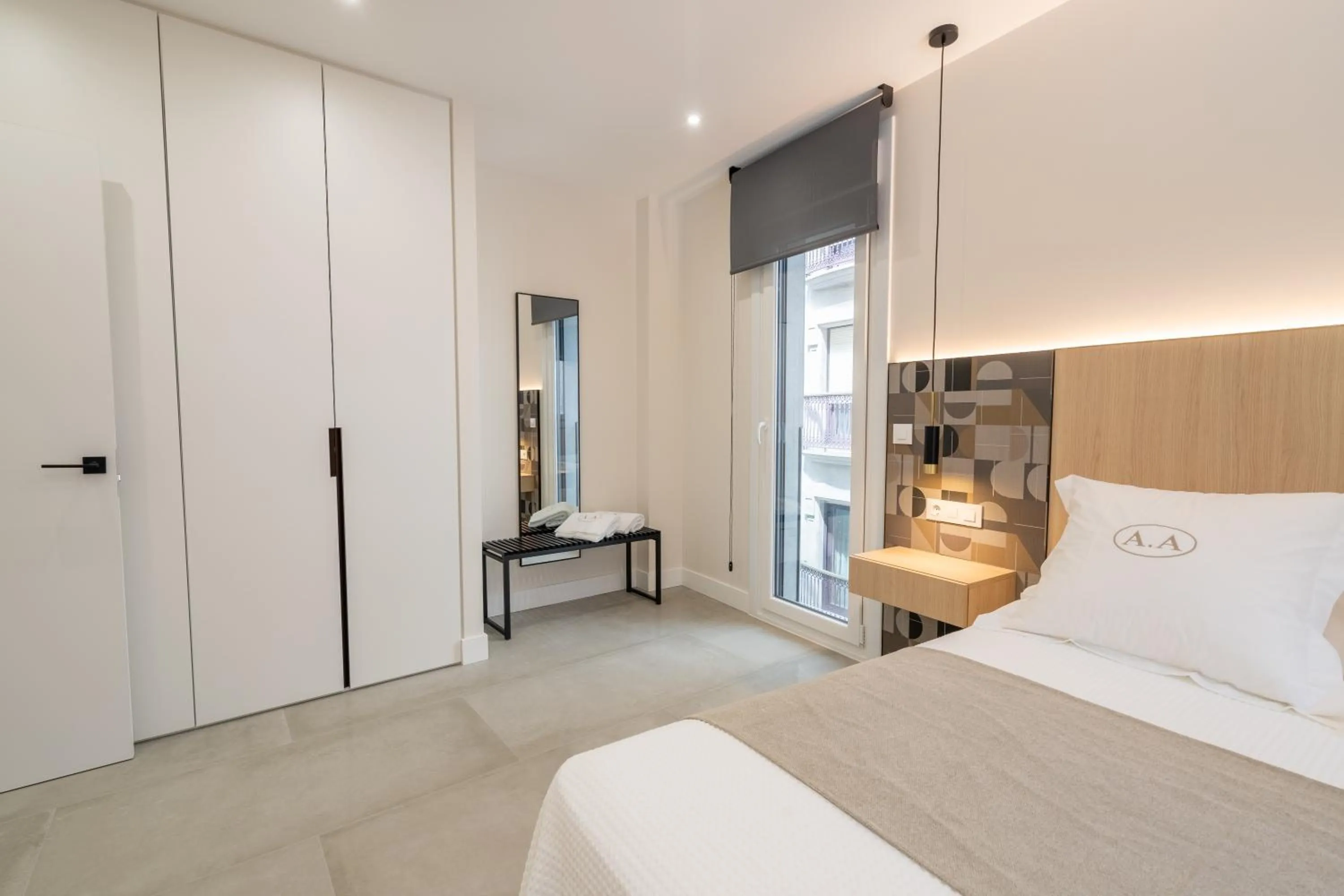 Bedroom, Bed in Cíes Luxury Suitel Areosa 22