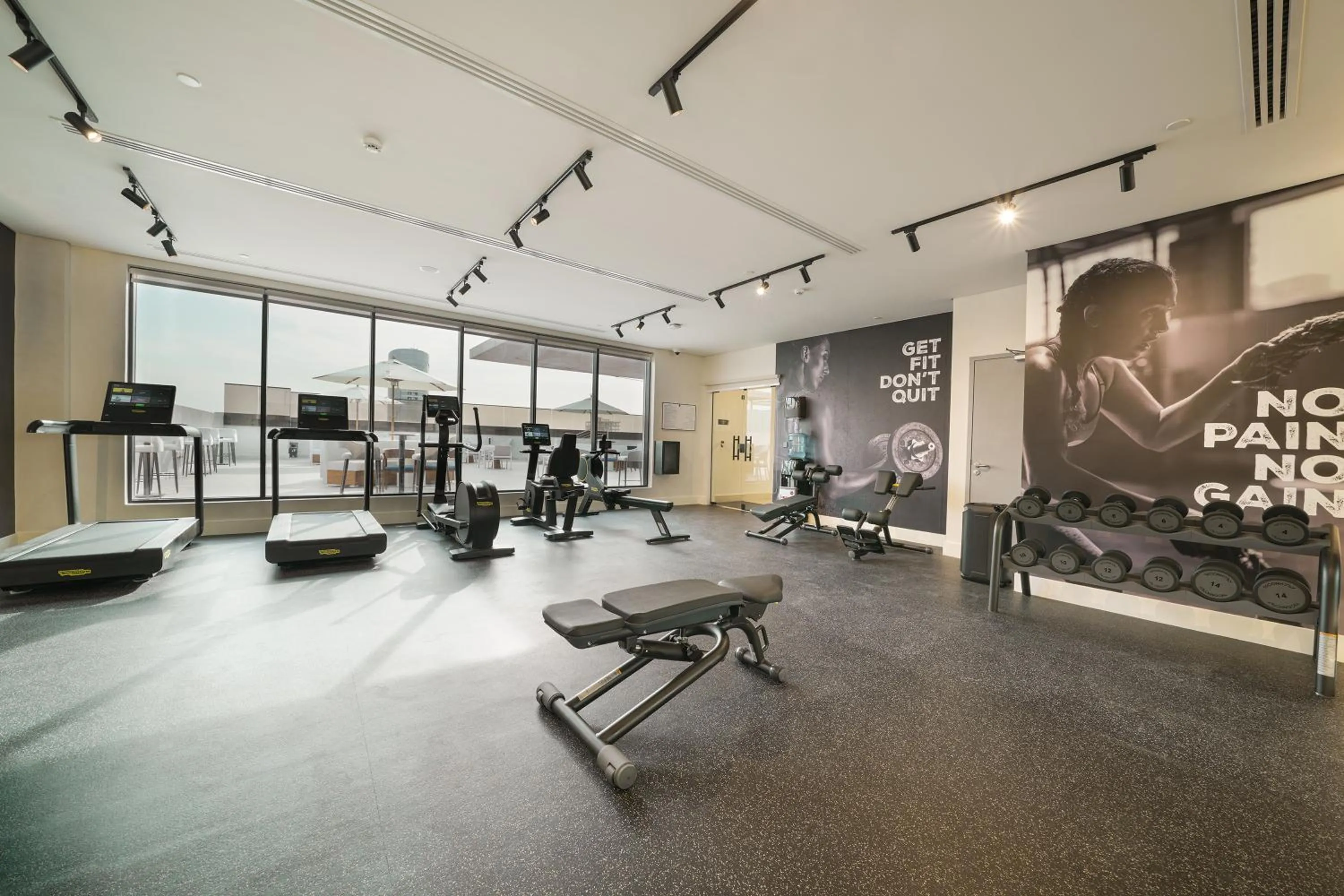 Fitness centre/facilities in Nova M Hotel Olaya Riyadh edge By Rotana