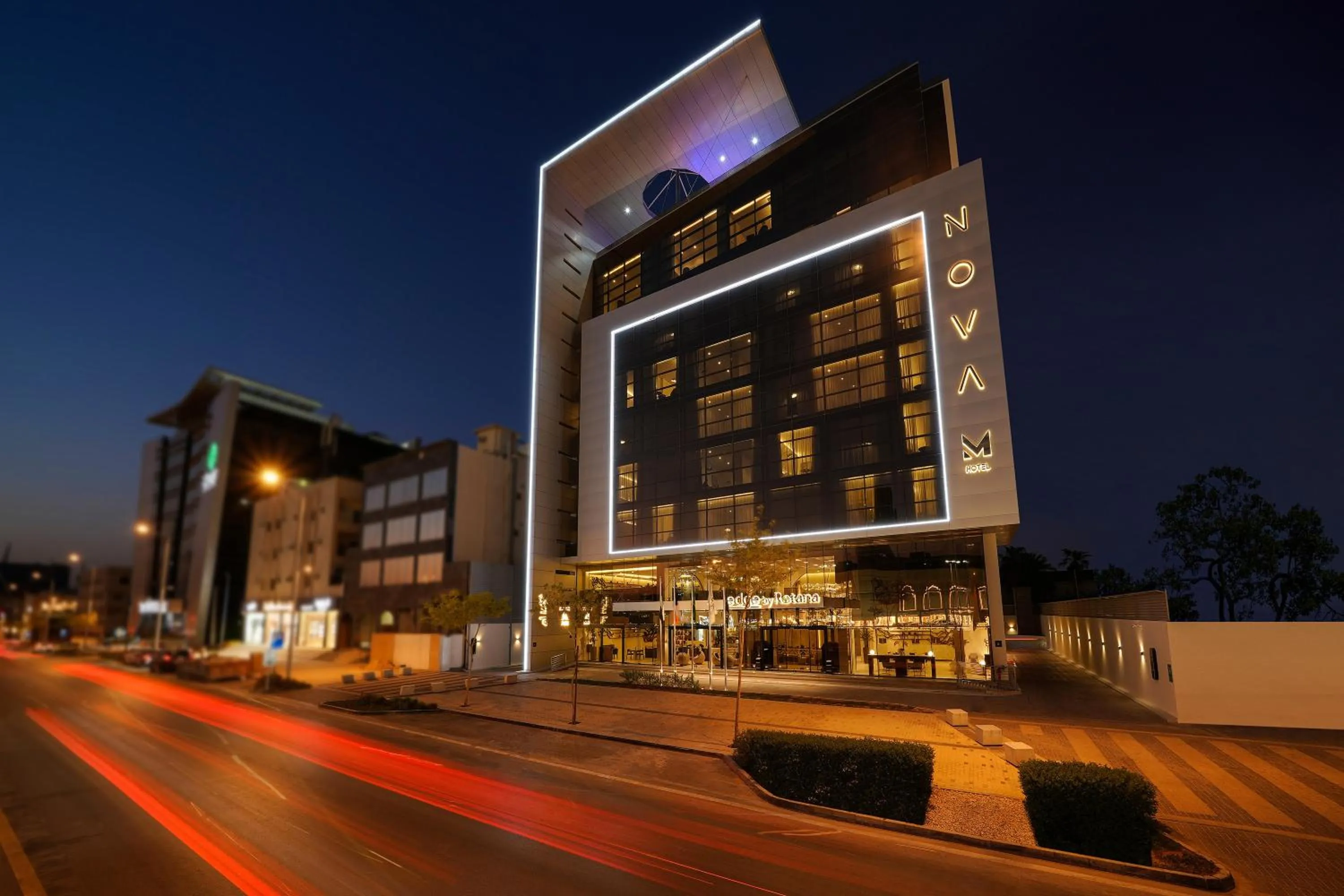 Property building in Nova M Hotel Olaya Riyadh edge By Rotana