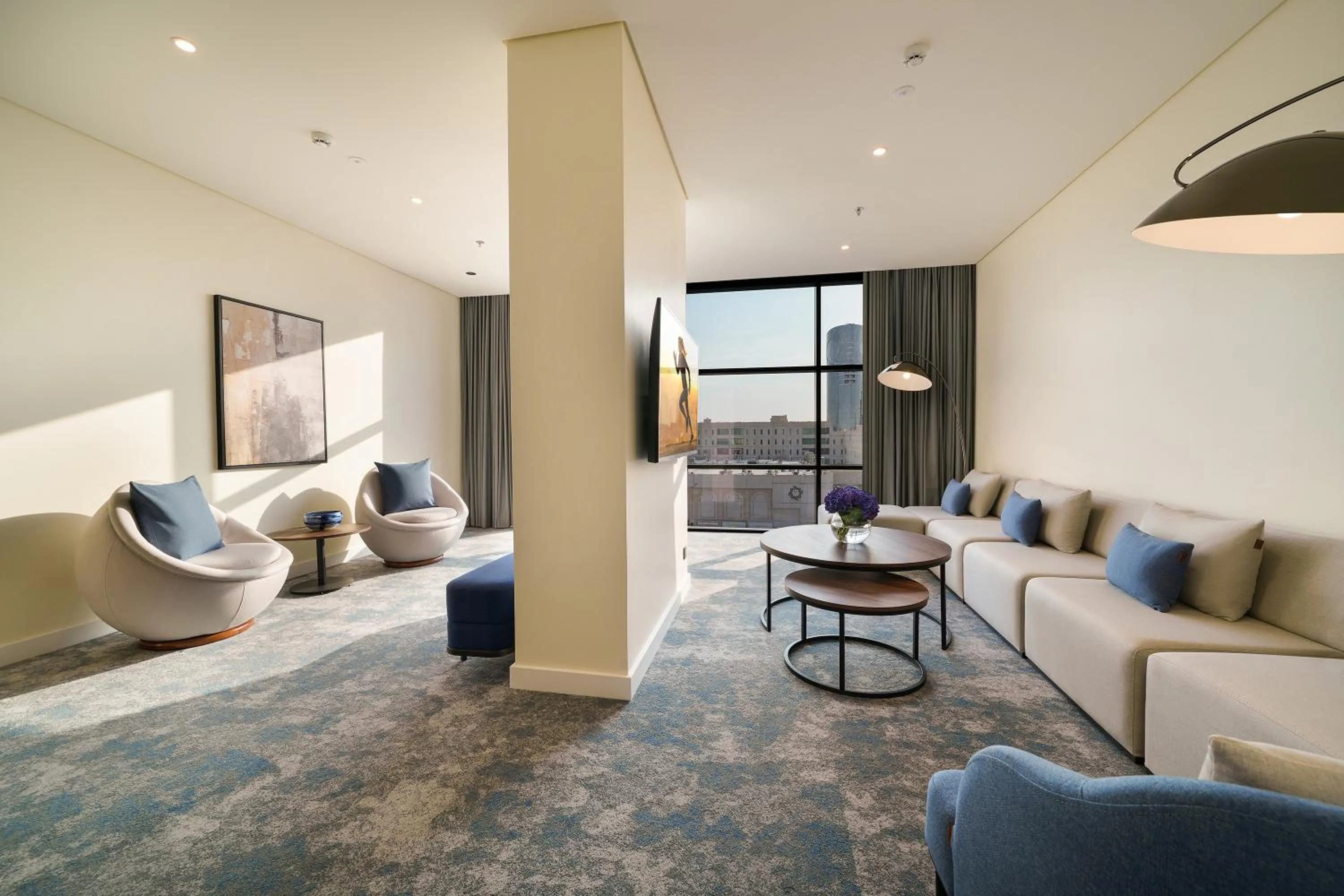 Living room in Nova M Hotel Olaya Riyadh edge By Rotana