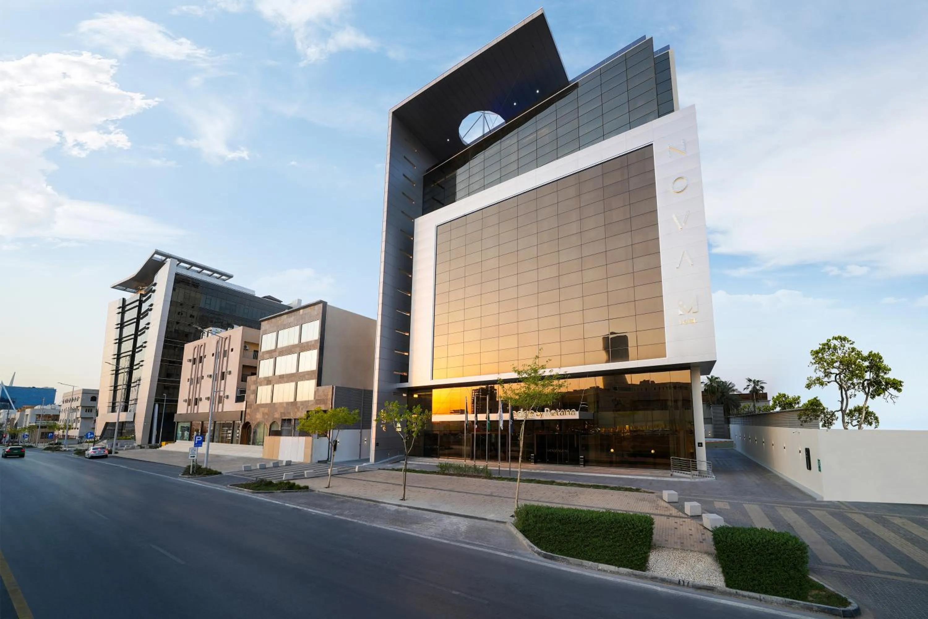 Property building in Nova M Hotel Olaya Riyadh edge By Rotana