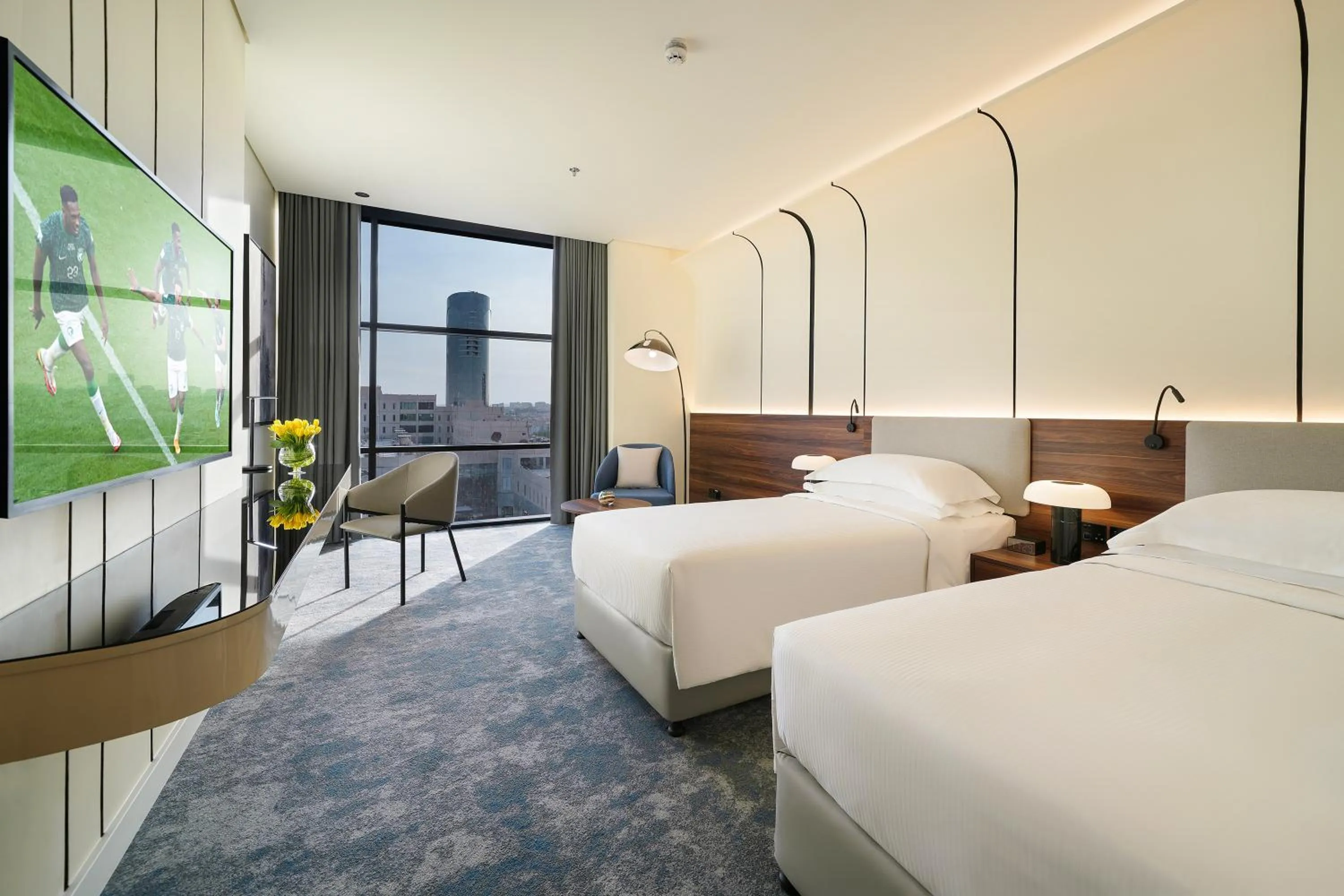 TV and multimedia, Bed in Nova M Hotel Olaya Riyadh edge By Rotana