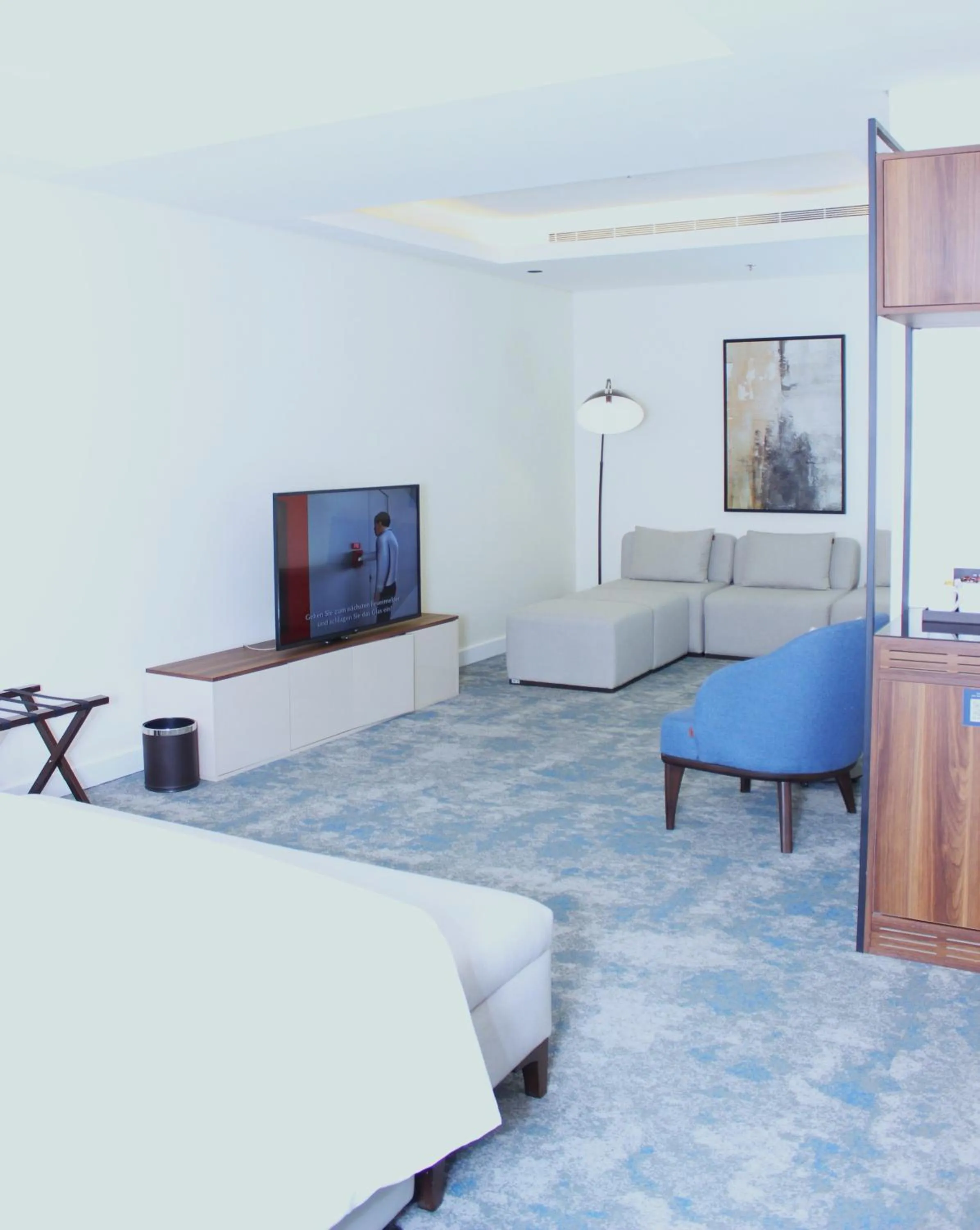 View (from property/room), Bed in Nova M Hotel Olaya Riyadh edge By Rotana