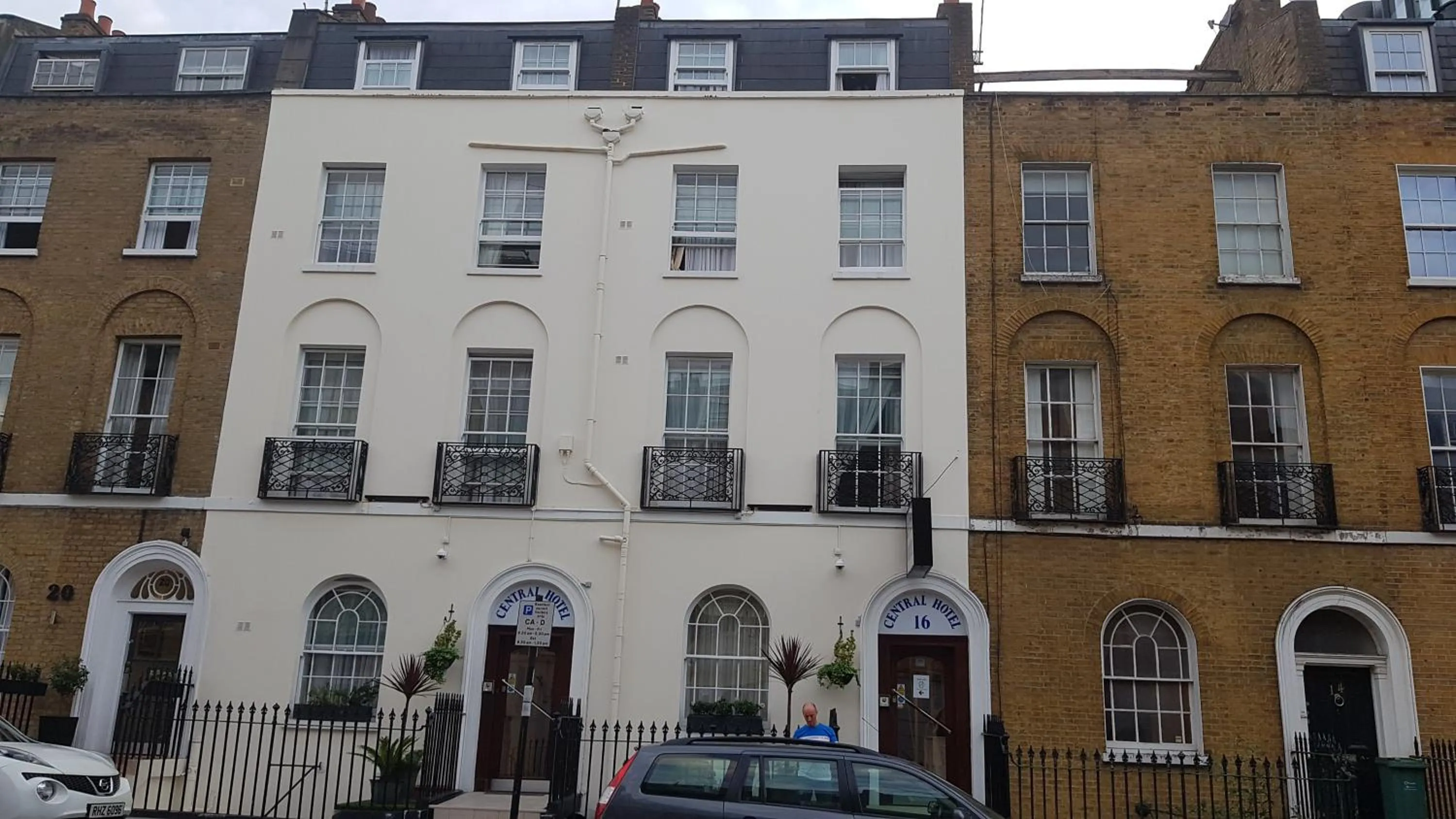 Facade/entrance in Central Hotel