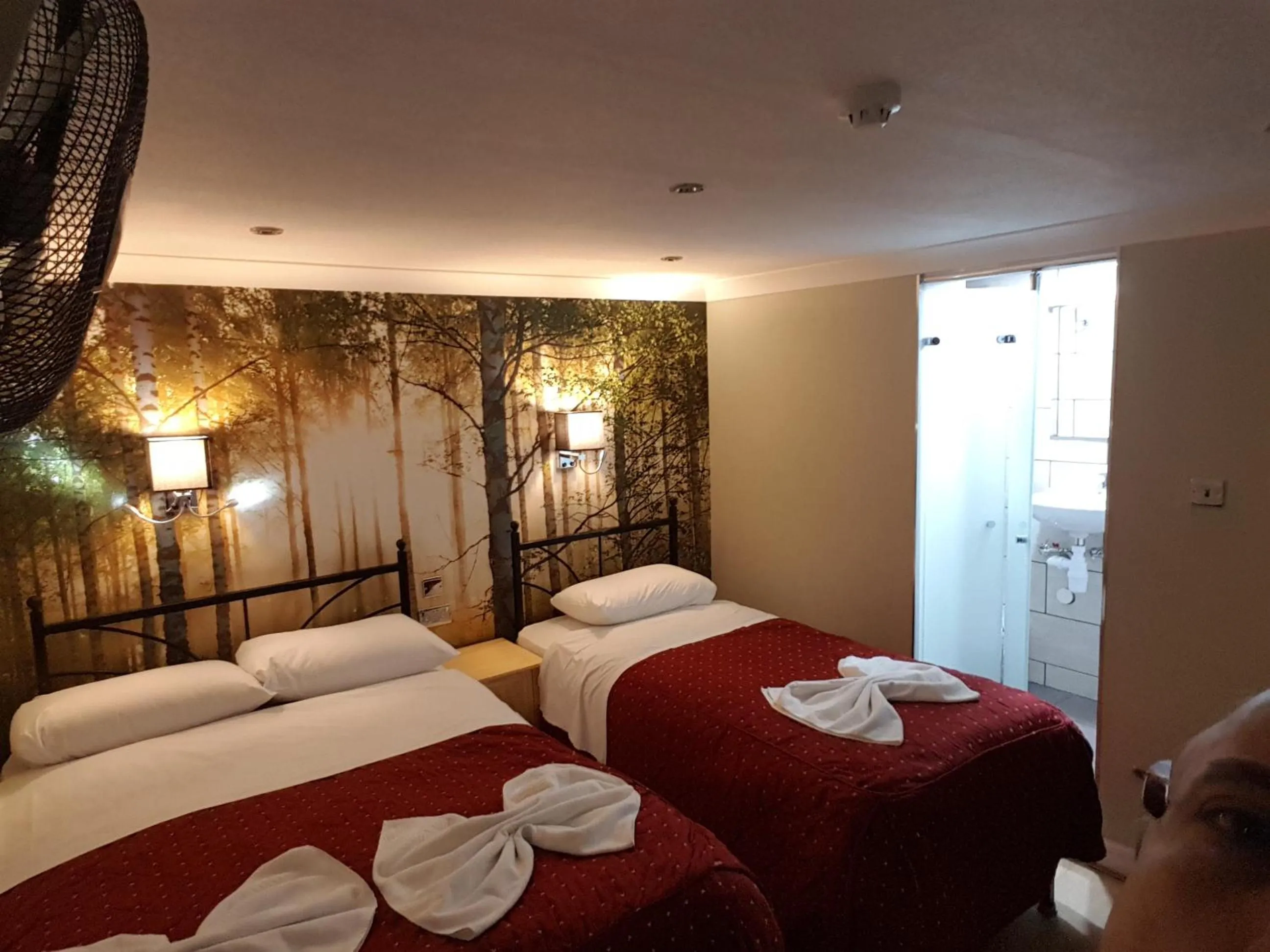 Bedroom, Bed in Central Hotel