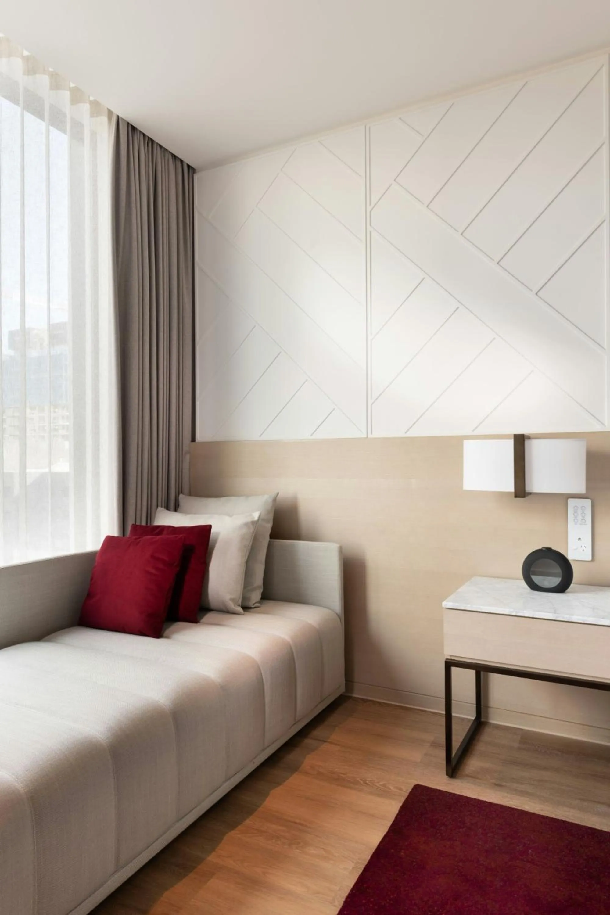 Lounge or bar, Bed in Adelaide Marriott Hotel