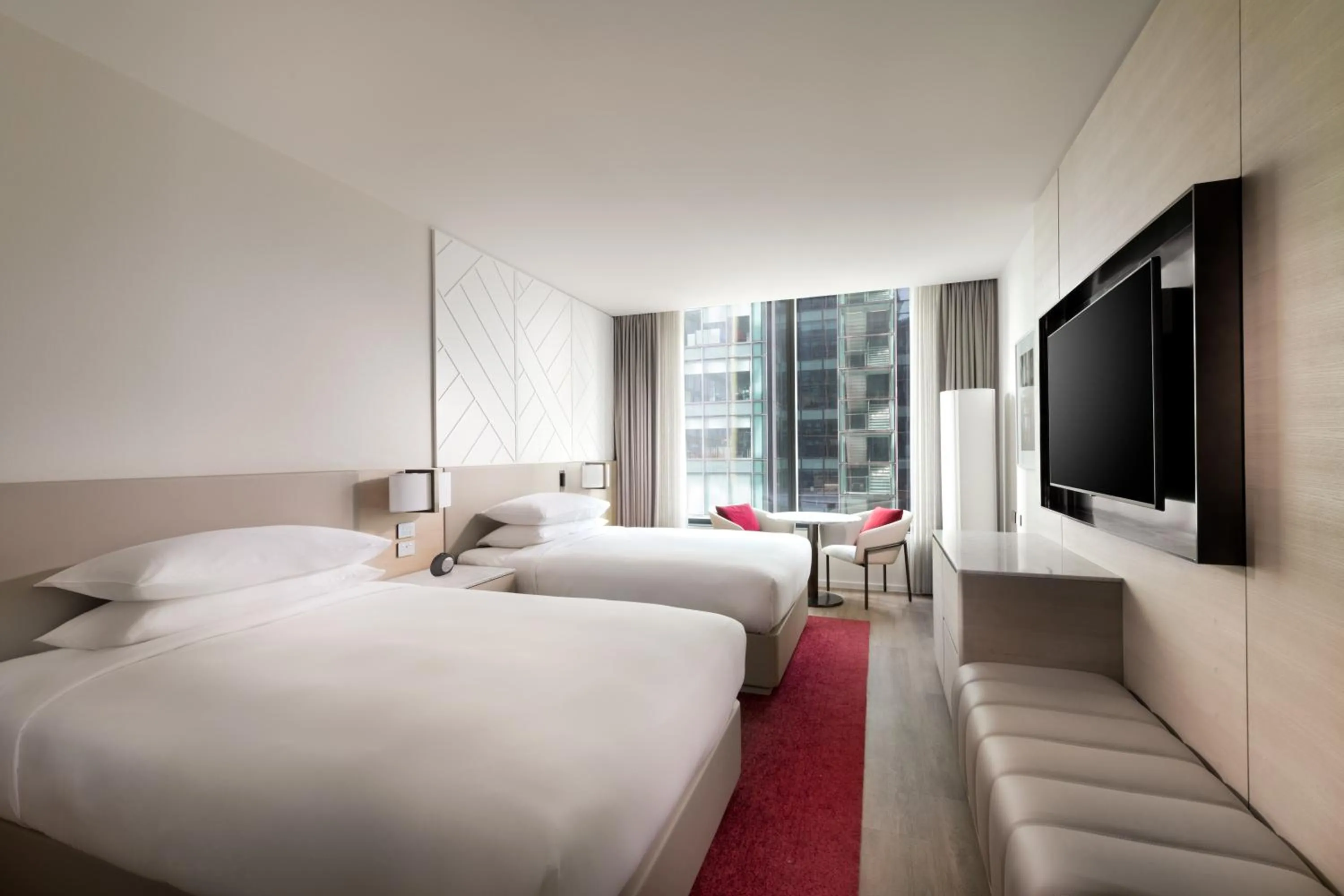 Bedroom, Bed in Adelaide Marriott Hotel