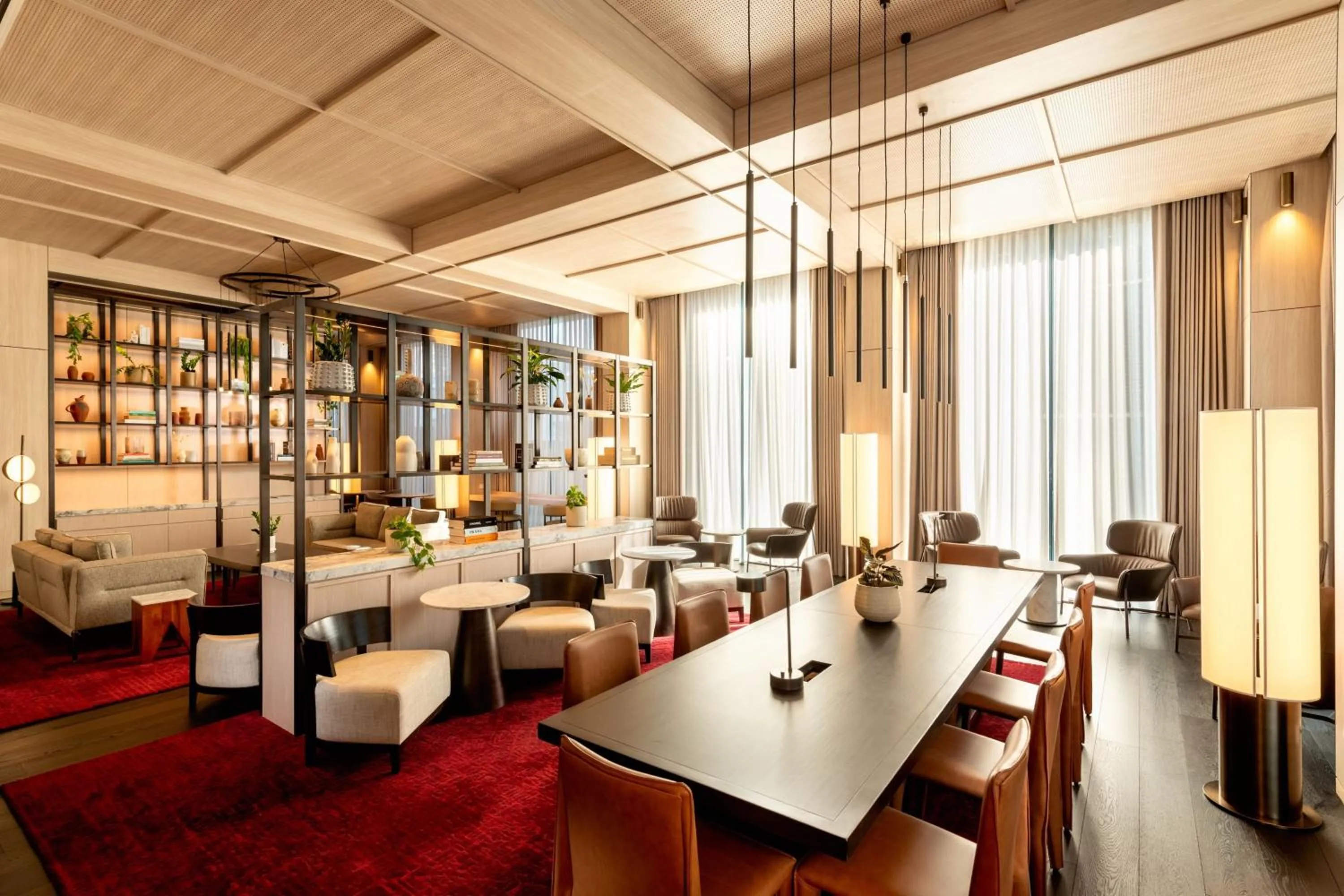 Lounge or bar in Adelaide Marriott Hotel