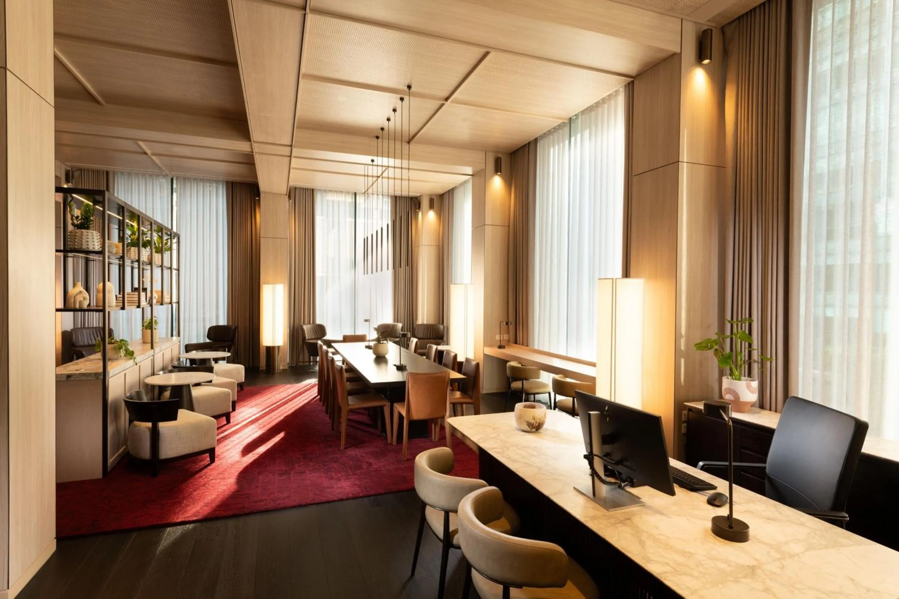 Lounge or bar in Adelaide Marriott Hotel