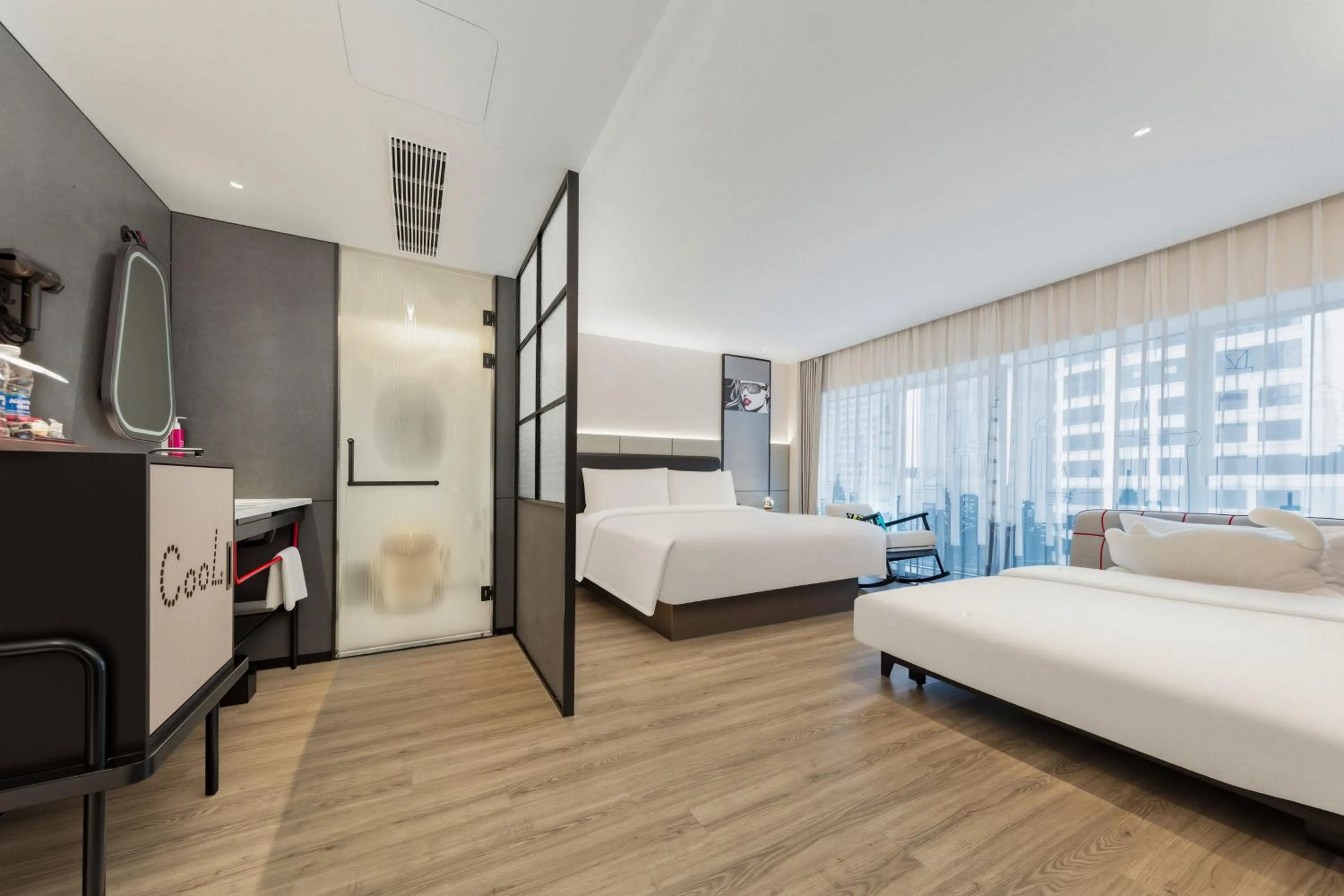 Bed in Moxy Chongqing