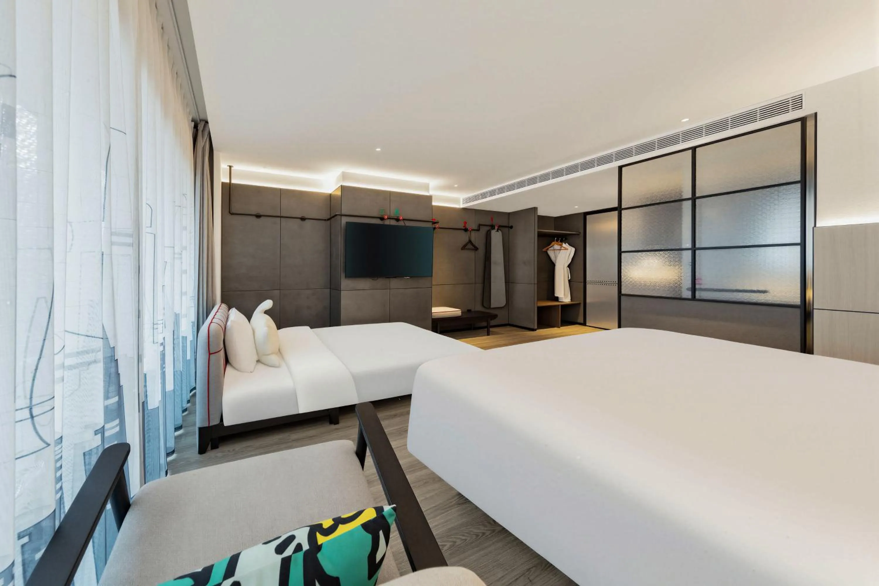 Bed in Moxy Chongqing