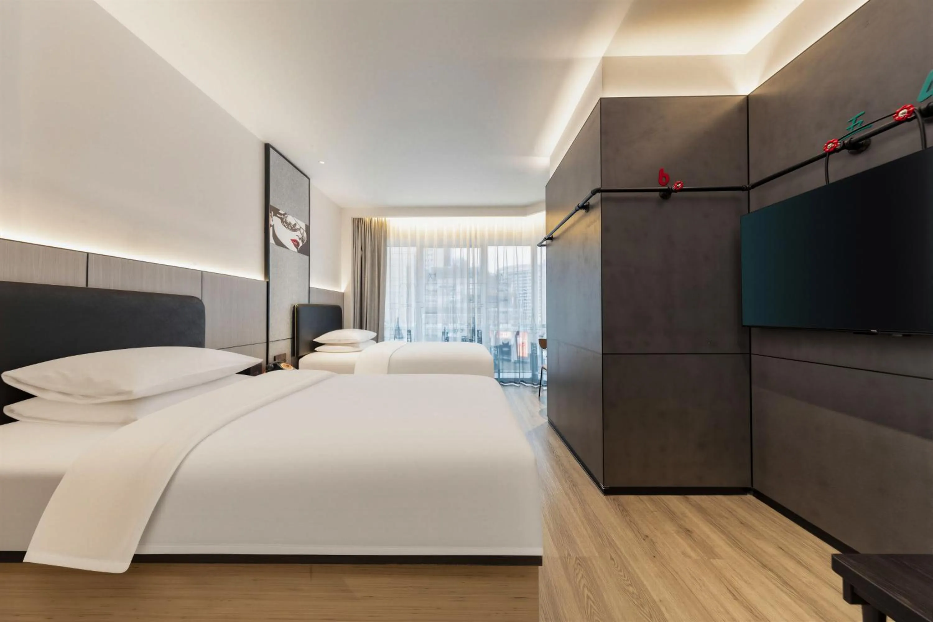 Bed in Moxy Chongqing
