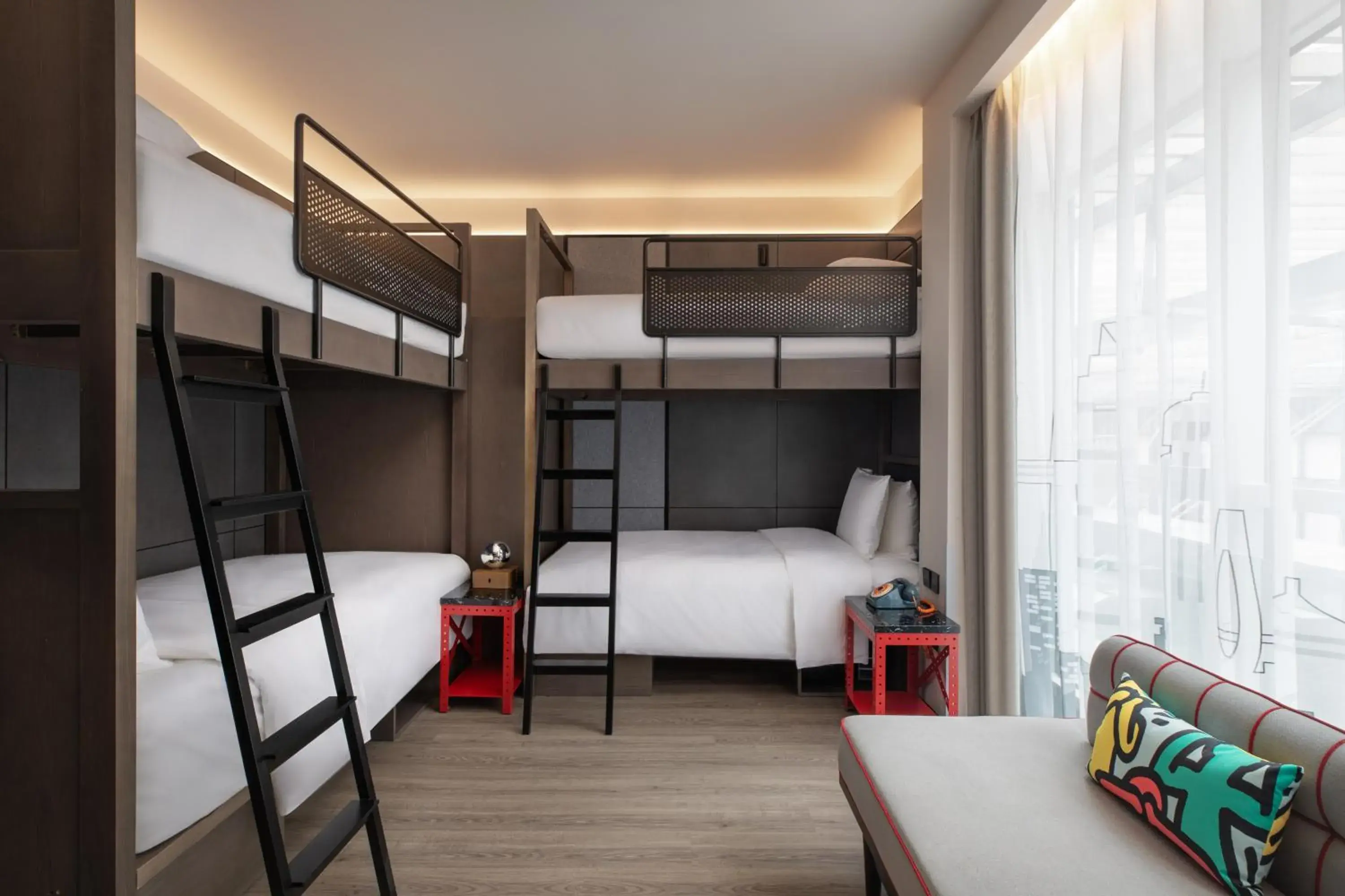 Bunk Beds Youth Experience Room in Moxy Chongqing Bunk Beds Youth Experience Room in Moxy Chongqing