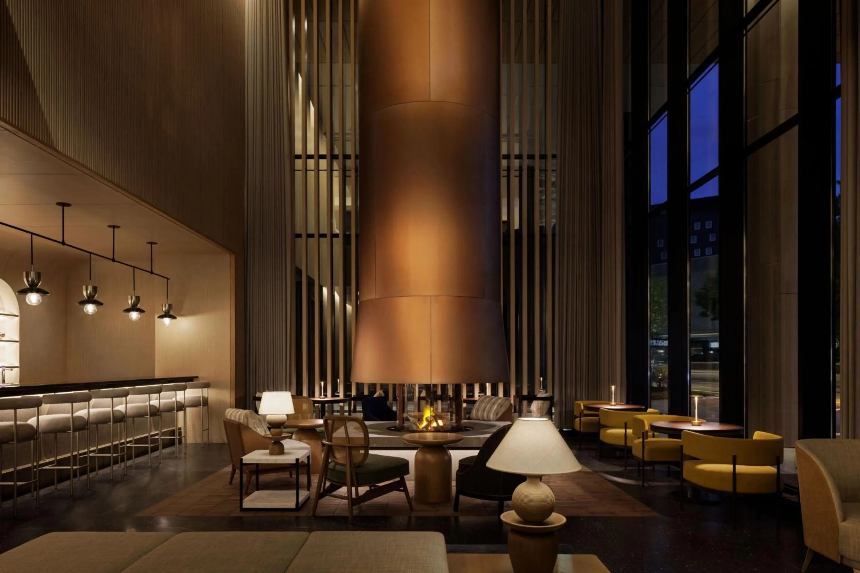 Lounge or bar in Courtyard by Marriott Sapporo