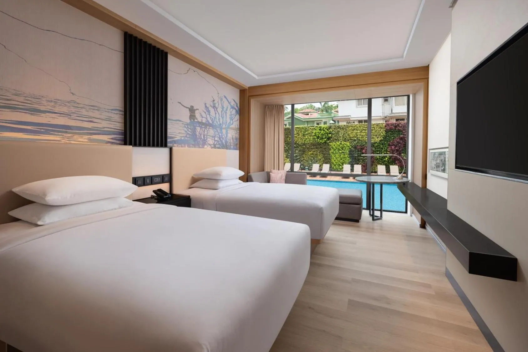 Bed in Courtyard by Marriott Goa Colva