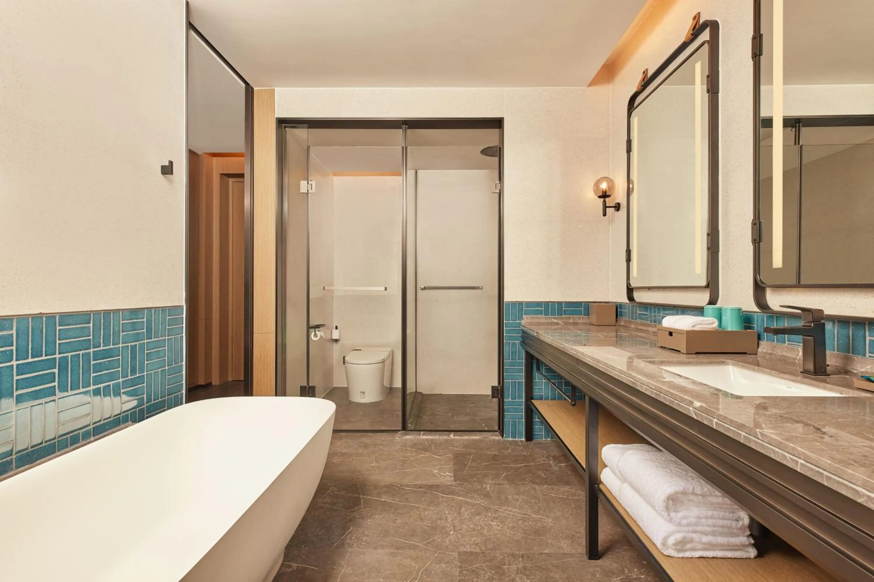Bathroom in Four Points by Sheraton Linhai