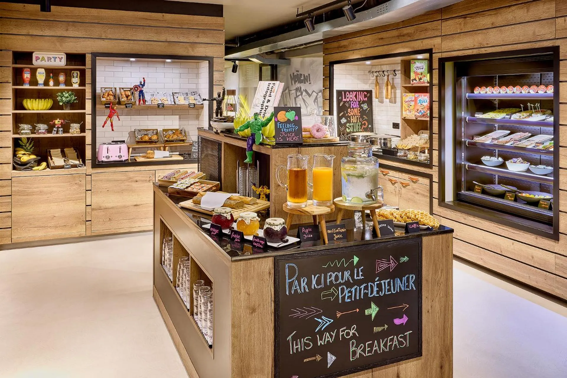 Food in Moxy Luxembourg Airport