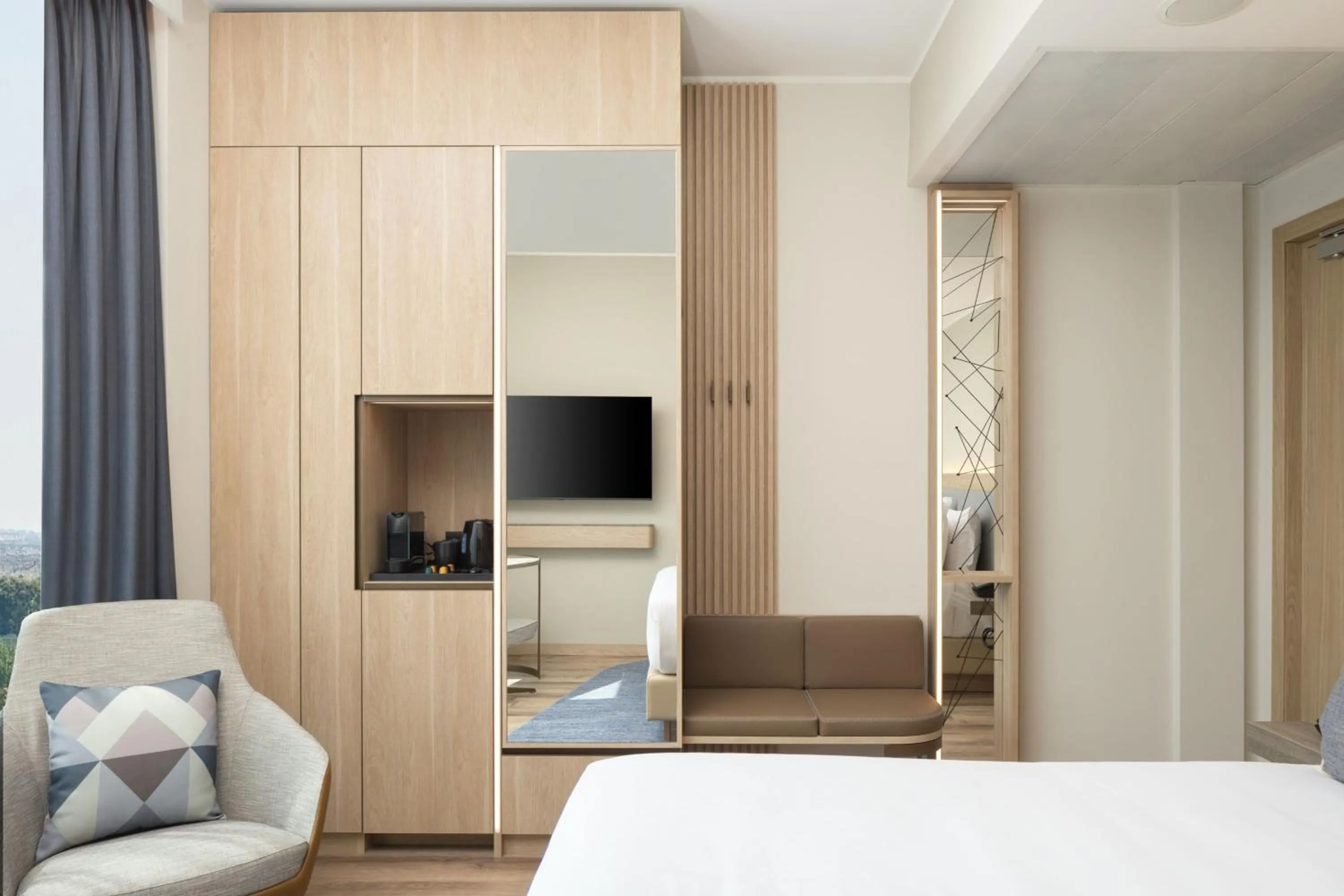 Photo of the whole room, Bed in Courtyard by Marriott Milano Linate