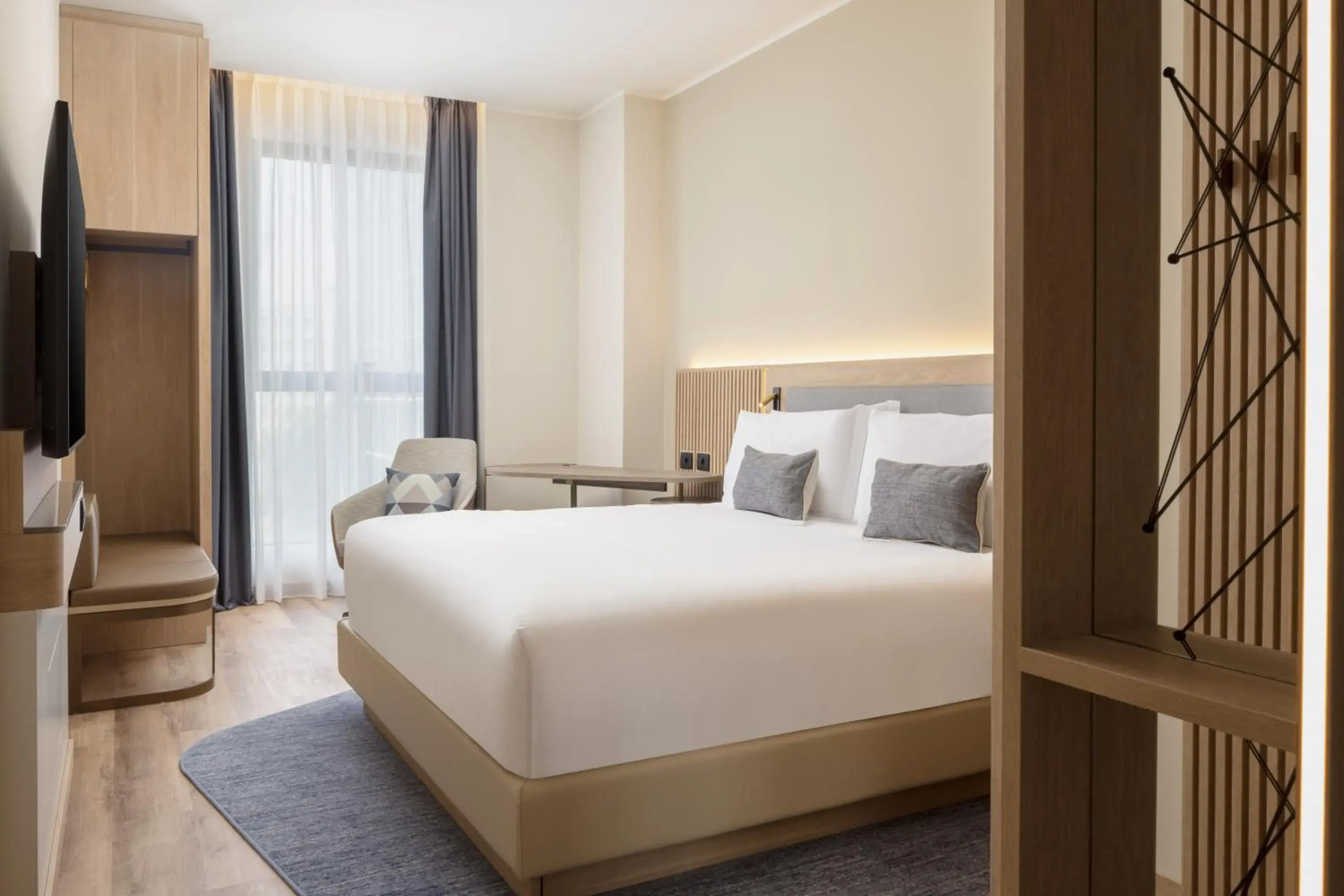 Standard King Room in Courtyard by Marriott Milano Linate Standard King Room in Courtyard by Marriott Milano Linate
