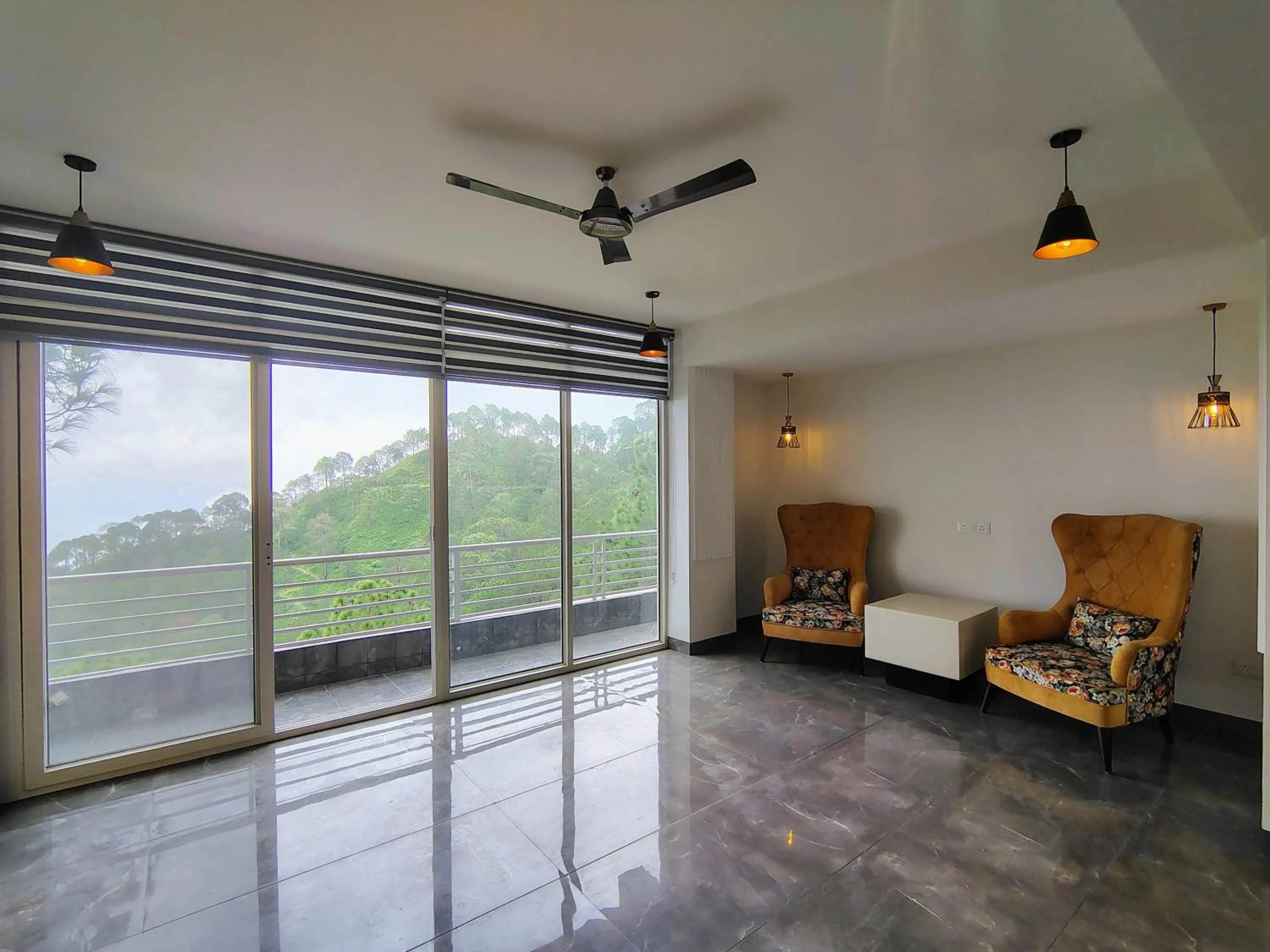 Seating area in Pihu's Nest Kasauli