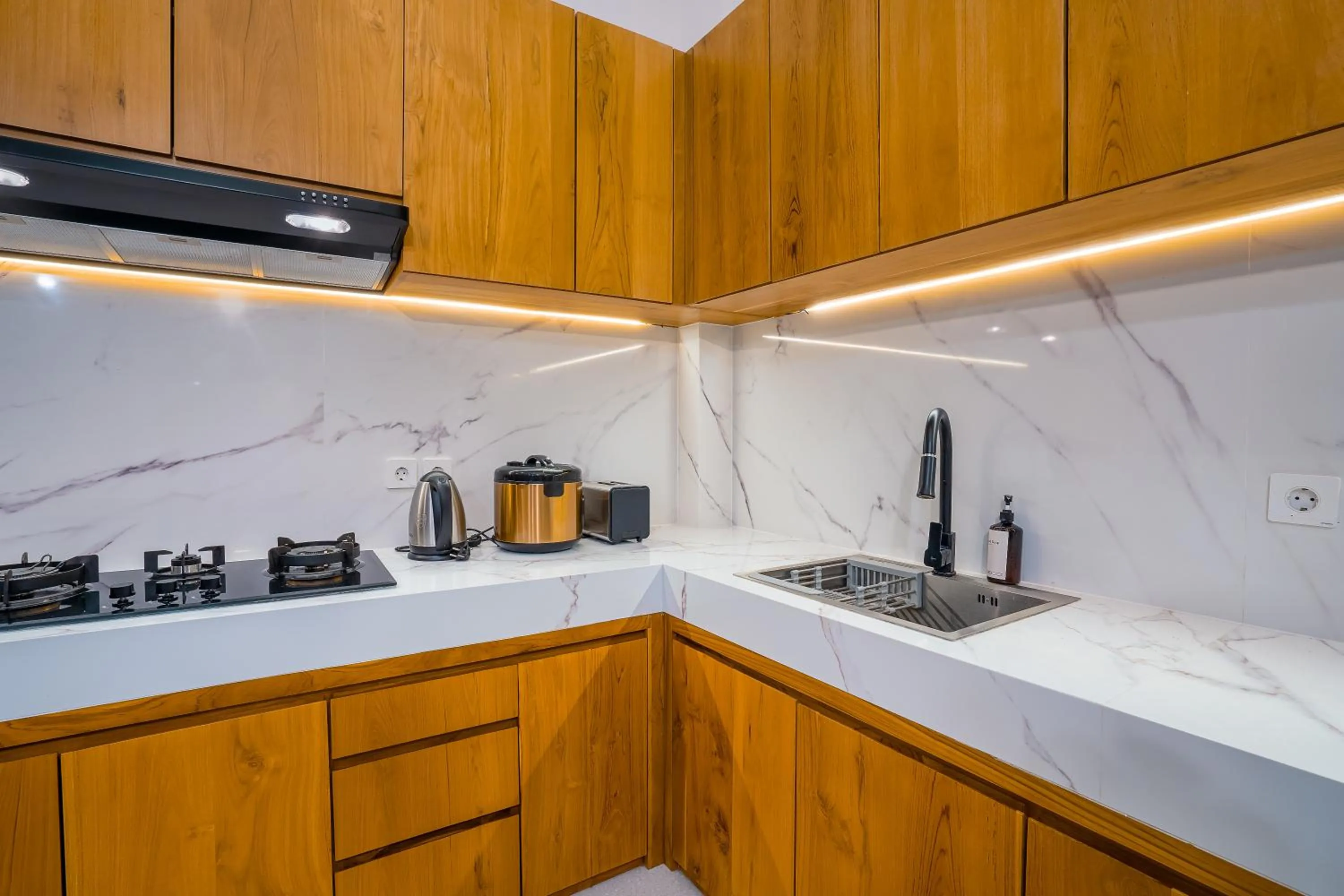 Kitchen or kitchenette in The Kaba Kaba Private Luxury Villa