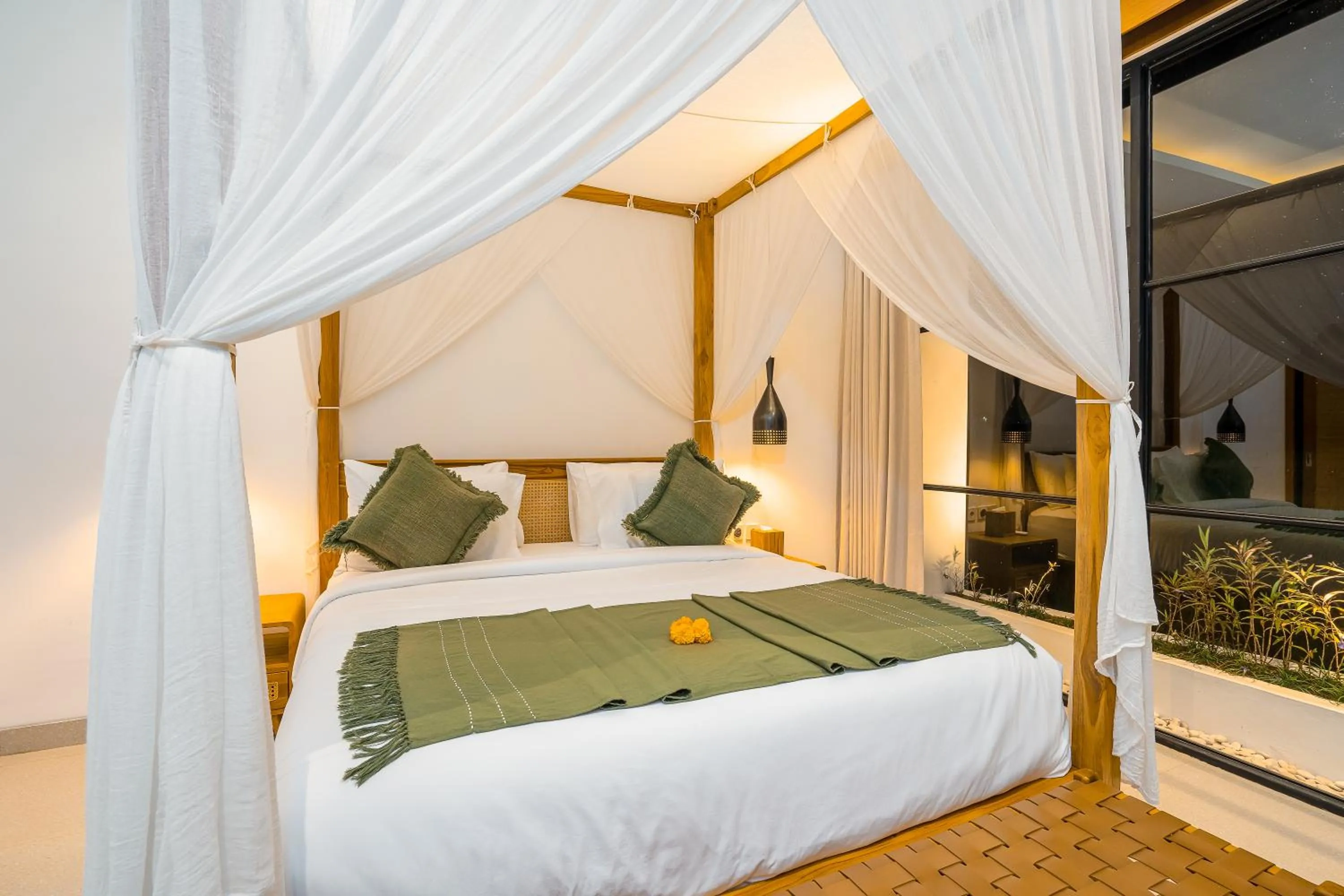Bed in The Kaba Kaba Private Luxury Villa
