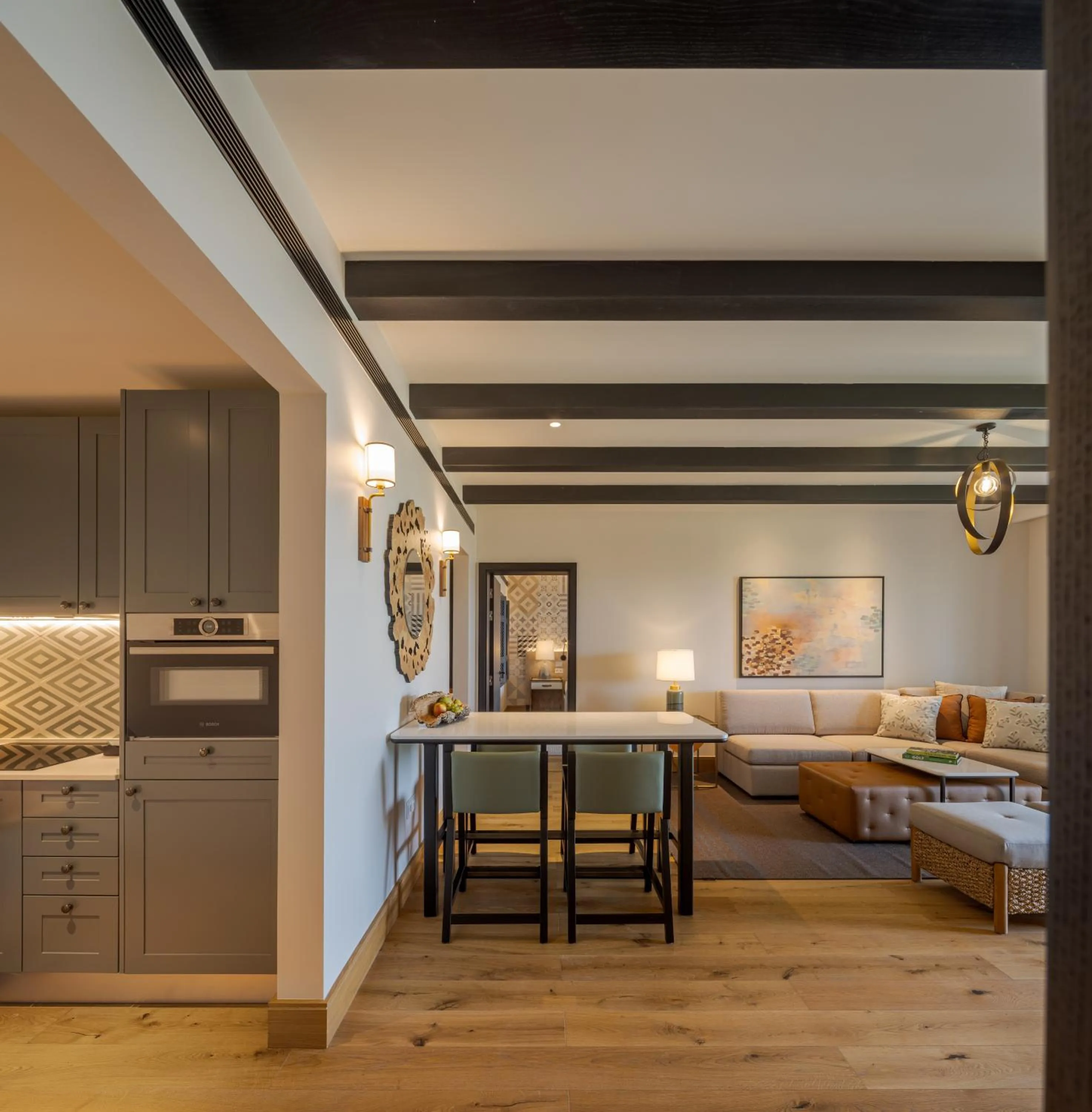 Kitchen or kitchenette, Bed in Viceroy at Ombria Algarve