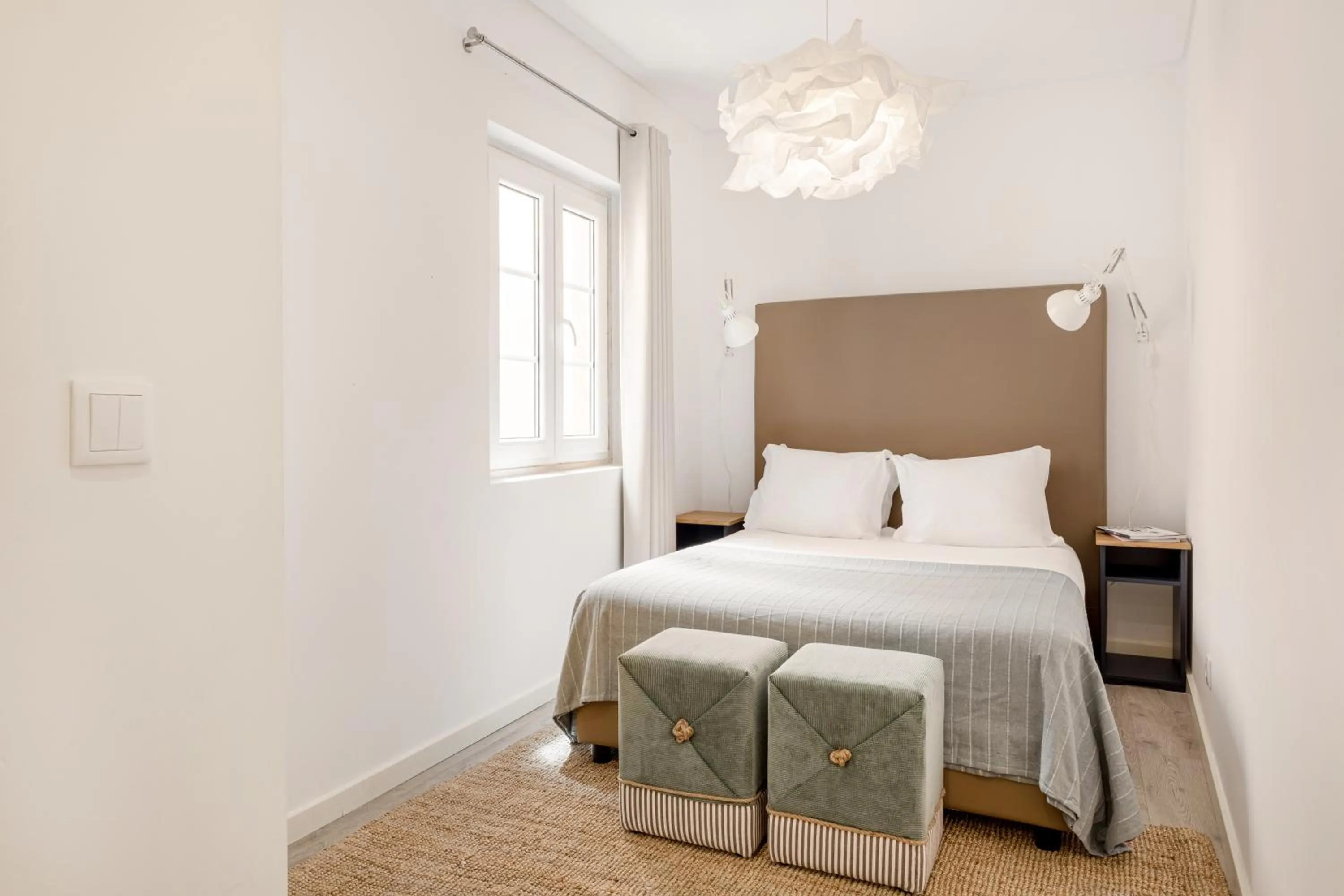 Bed in Atalaia Prime Apartments at Bairro Alto