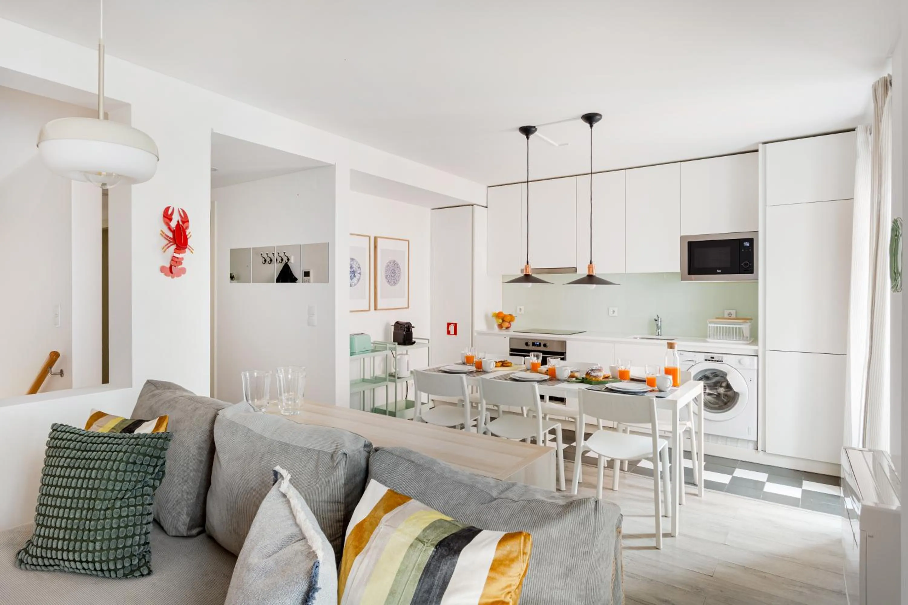 Kitchen or kitchenette in Atalaia Prime Apartments at Bairro Alto