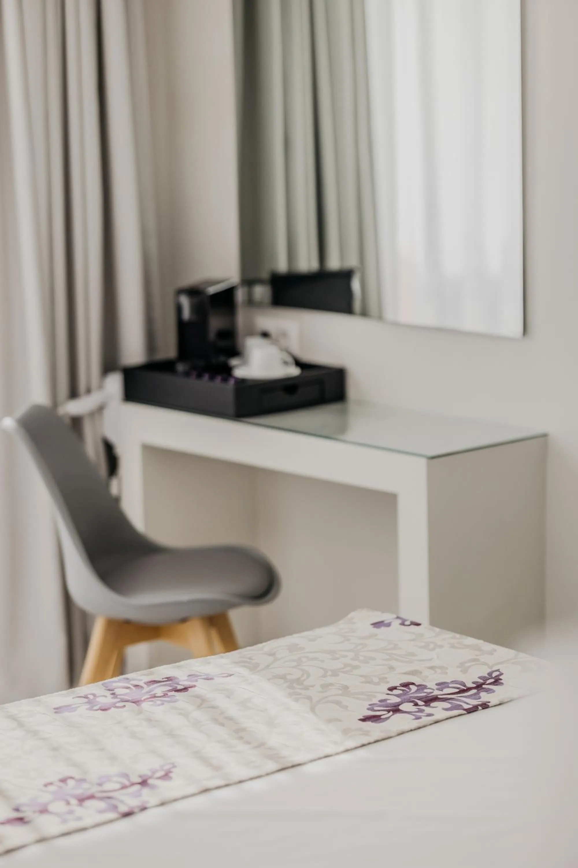 Coffee/tea facilities, Bed in Sunrise Zante - Adults Only Hotel