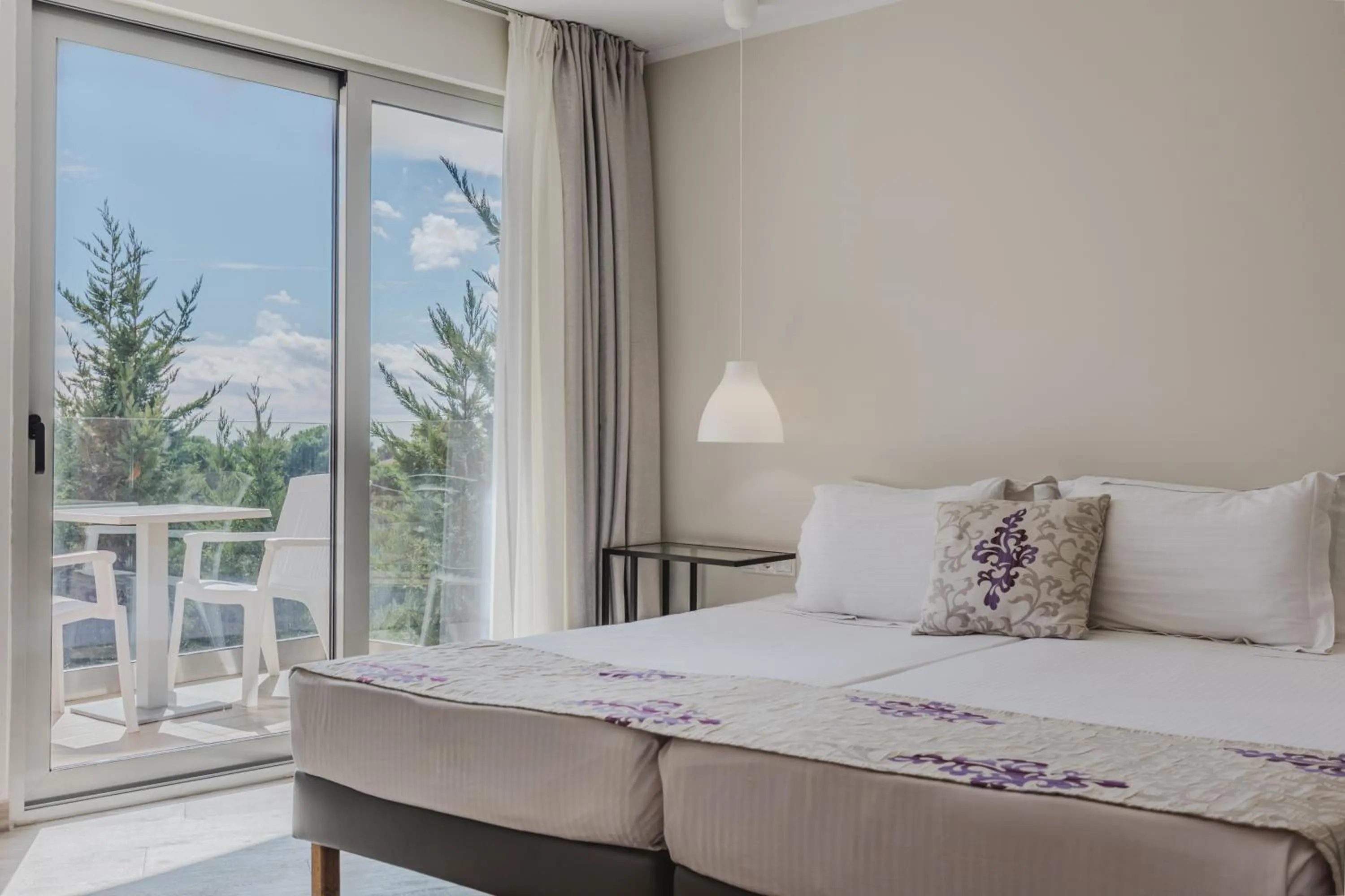 Balcony/Terrace, Bed in Sunrise Zante - Adults Only Hotel