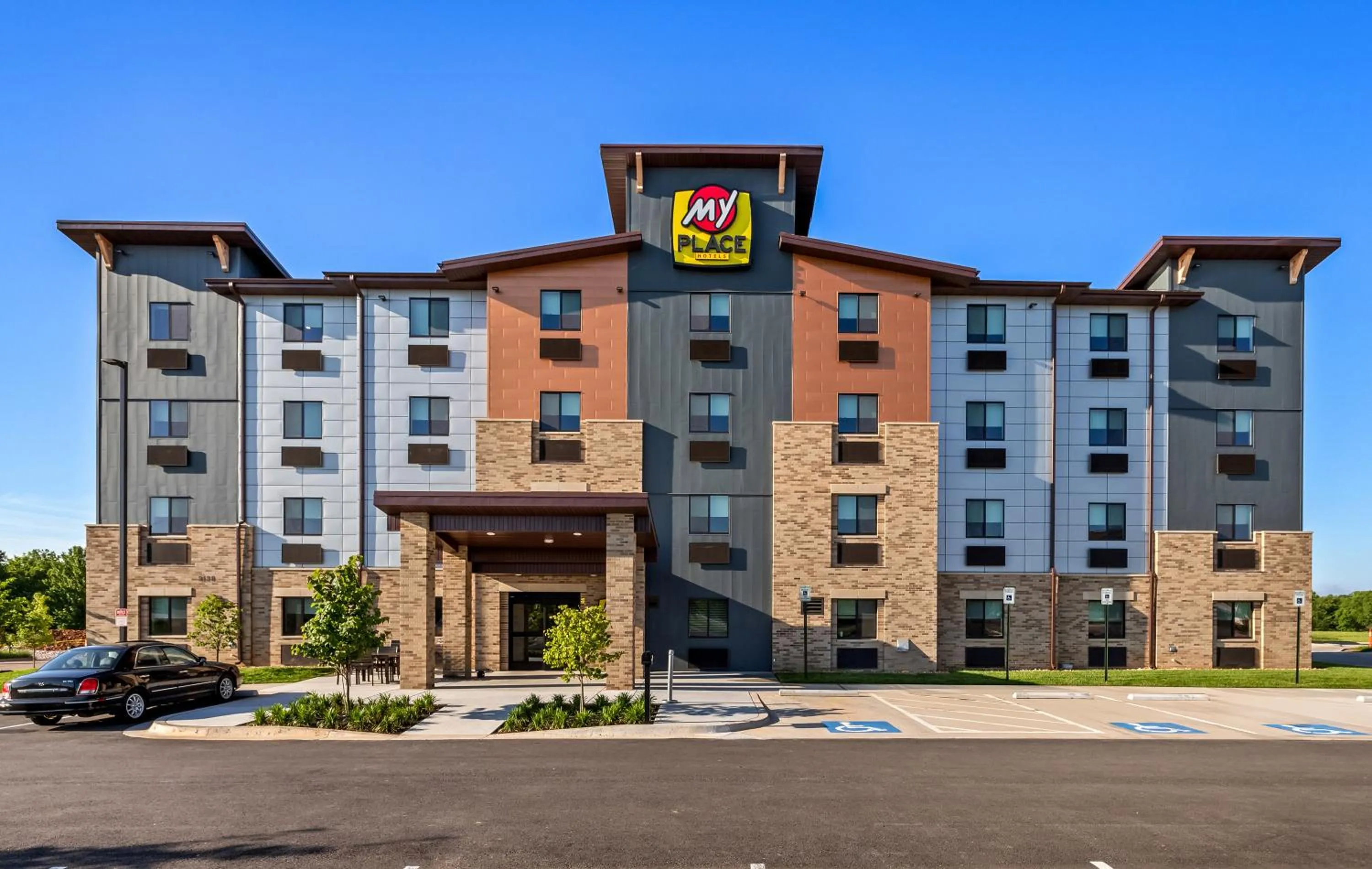 Property building in My Place Hotel-Bentonville-Rogers, AR