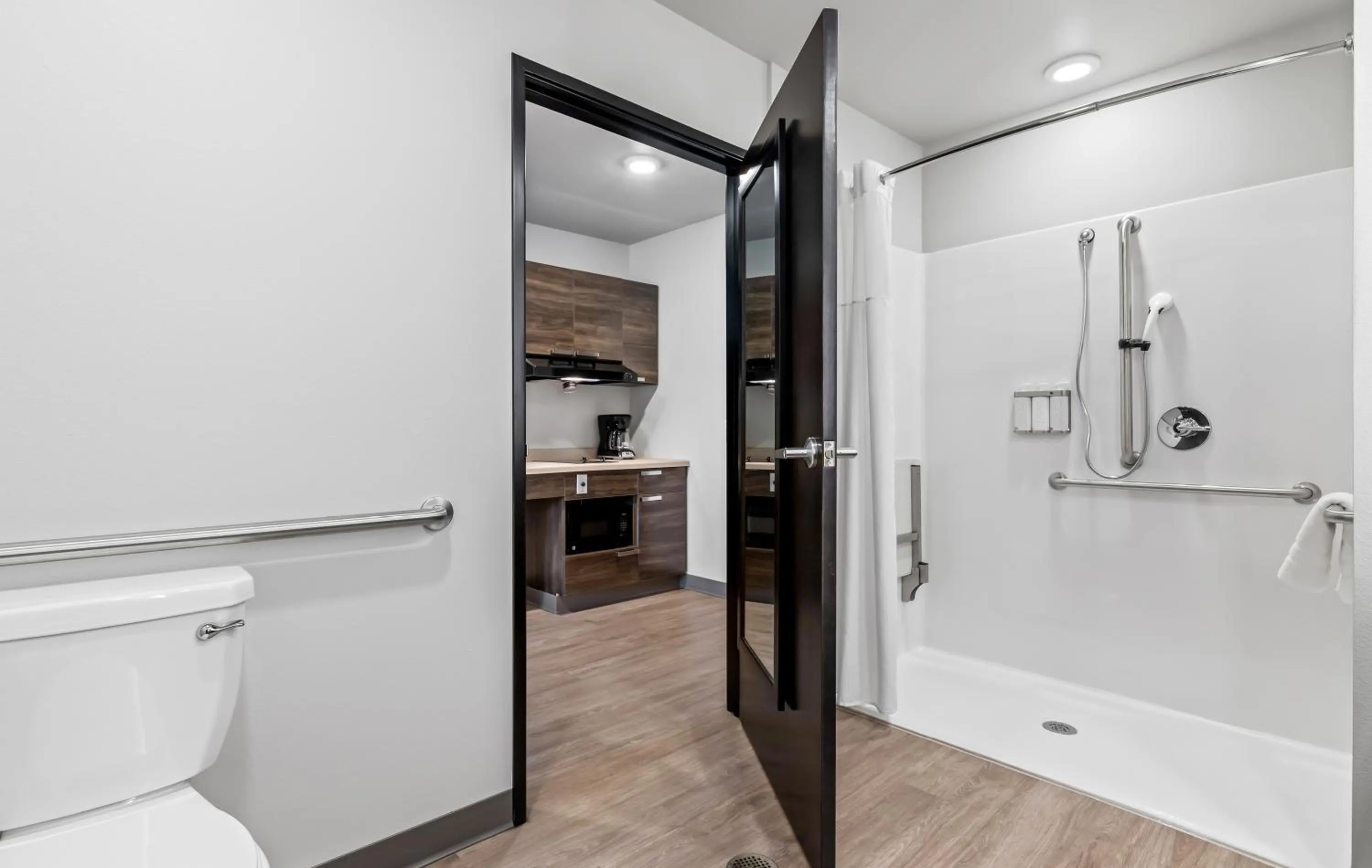 Shower in My Place Hotel-Bentonville-Rogers, AR