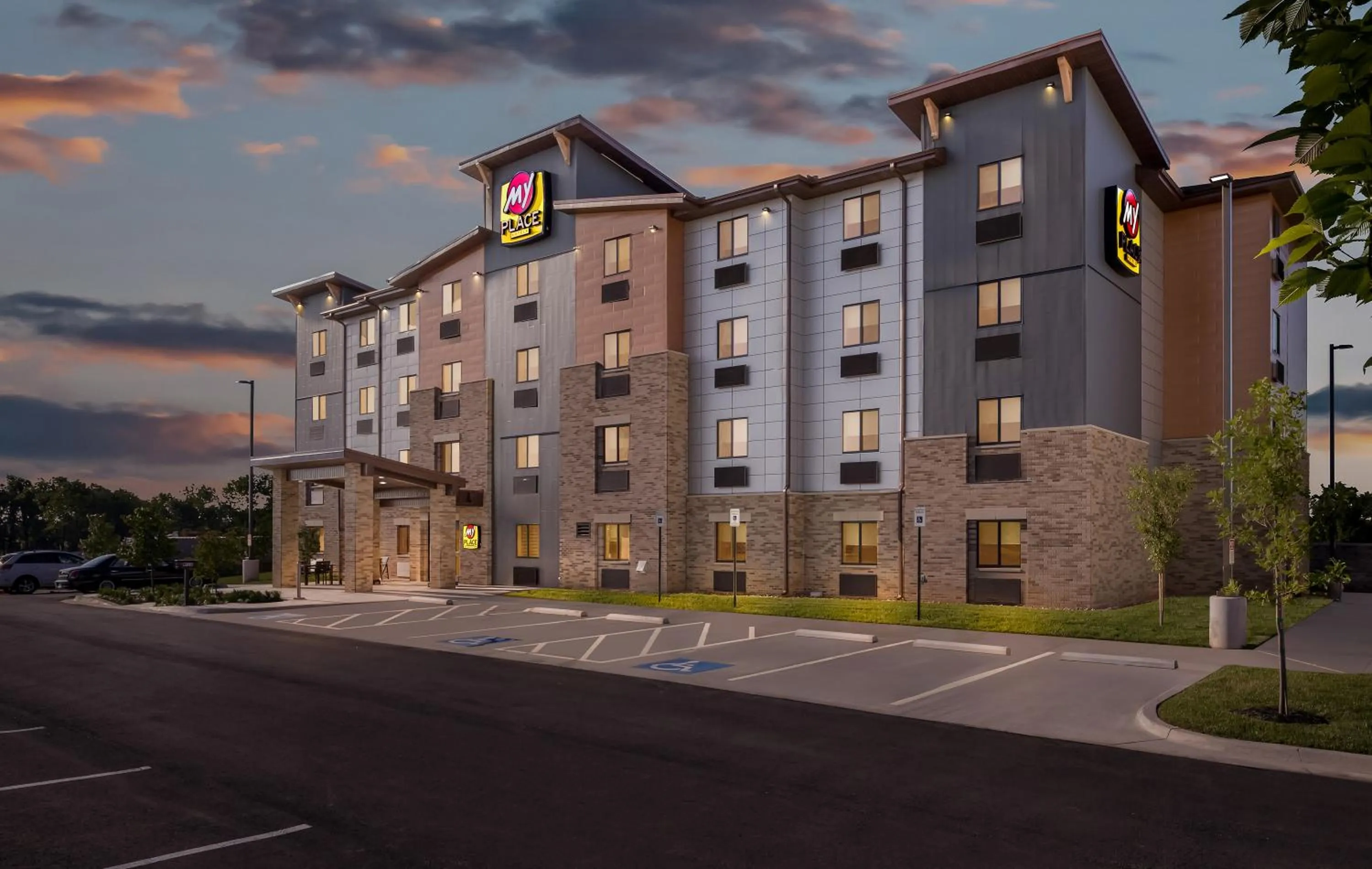 Property building in My Place Hotel-Bentonville-Rogers, AR