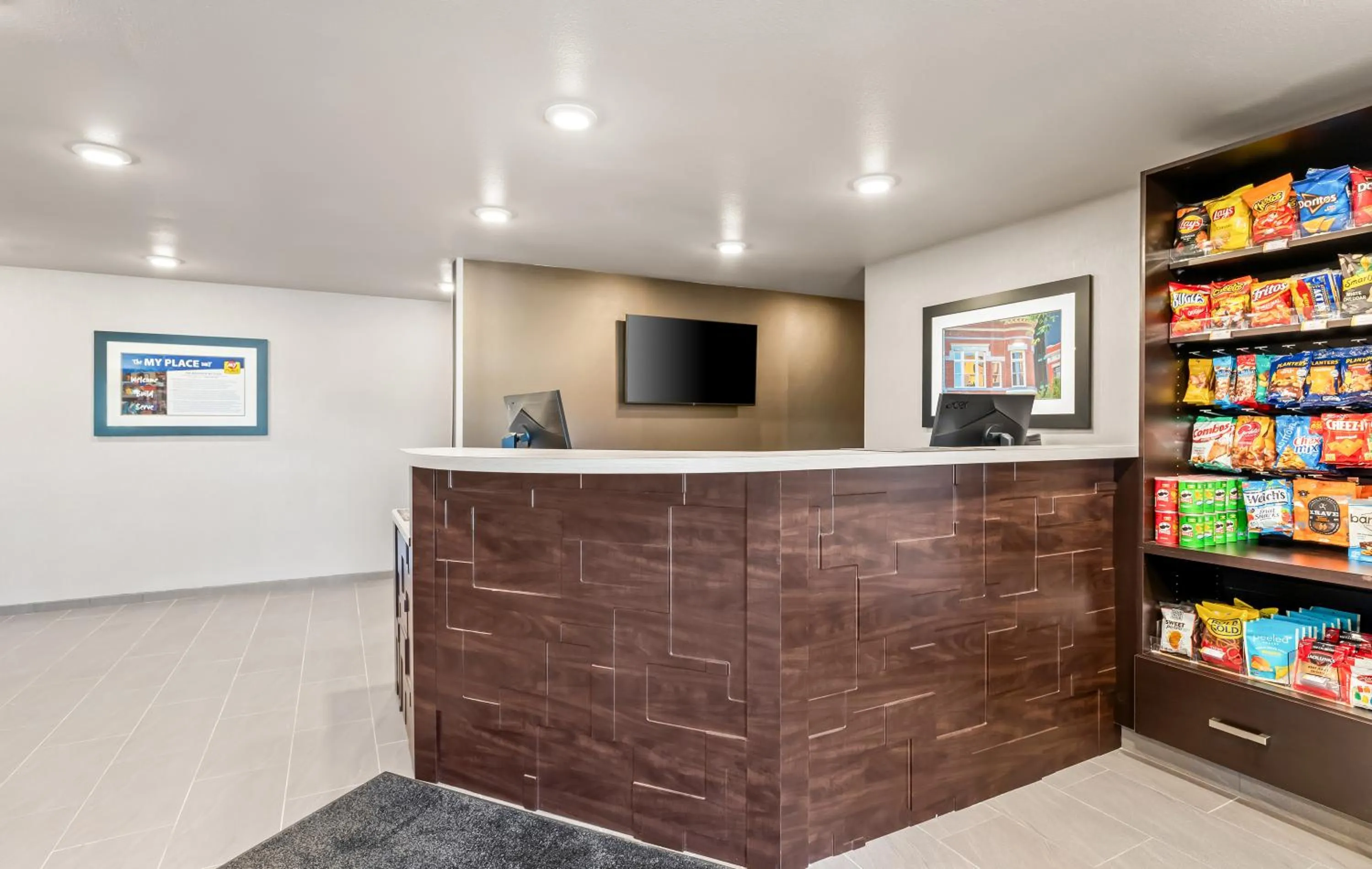 Lobby or reception in My Place Hotel-Bentonville-Rogers, AR