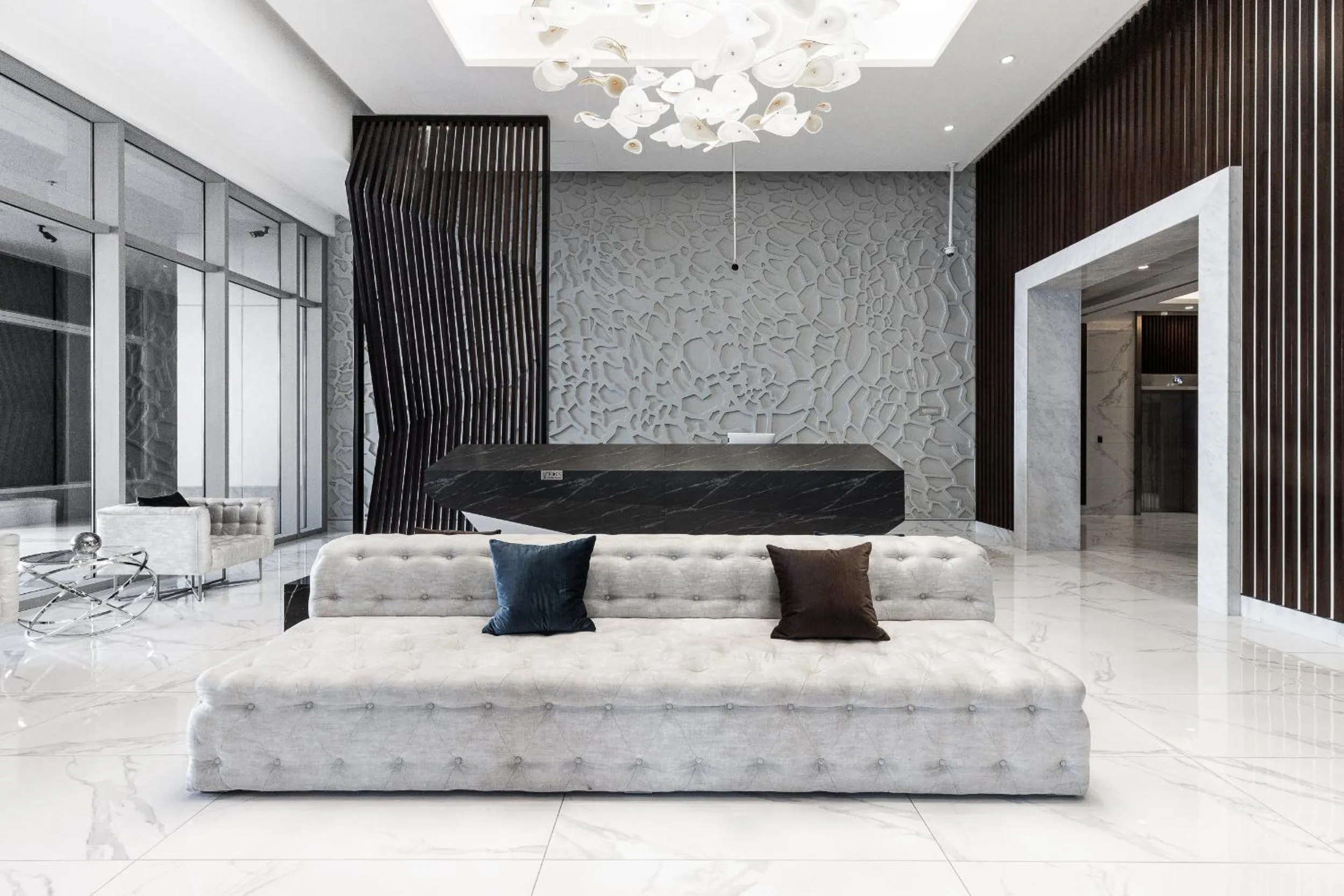 Lobby or reception in GLOBALSTAY J One Tower Apartments at Pearl of UAE