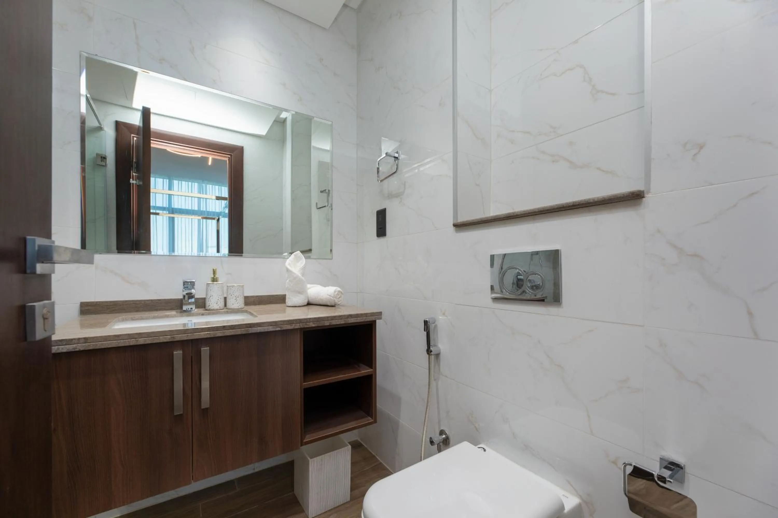 Bathroom in GLOBALSTAY J One Tower Apartments at Pearl of UAE