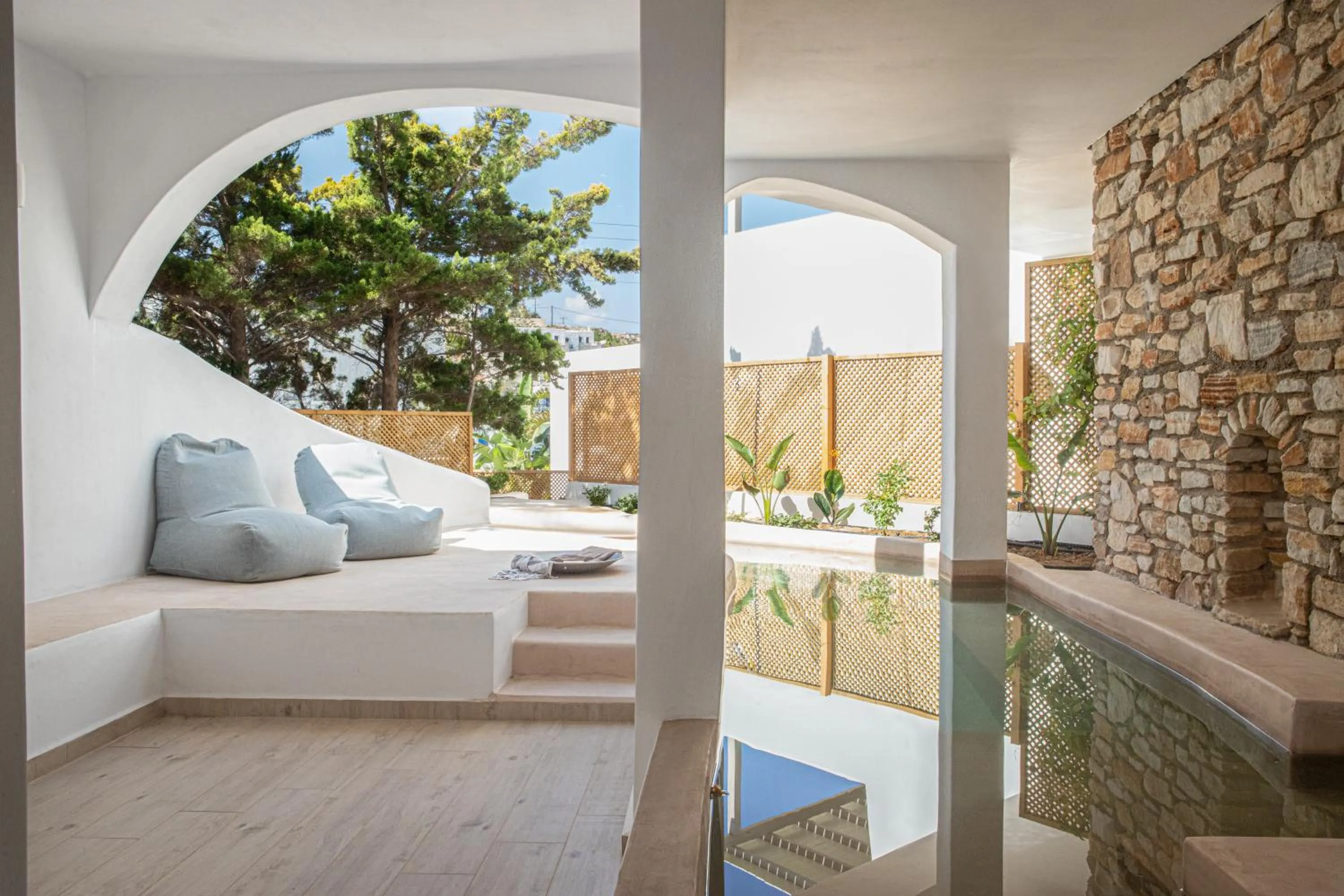 Pool view in Aloni Hotel & Suites