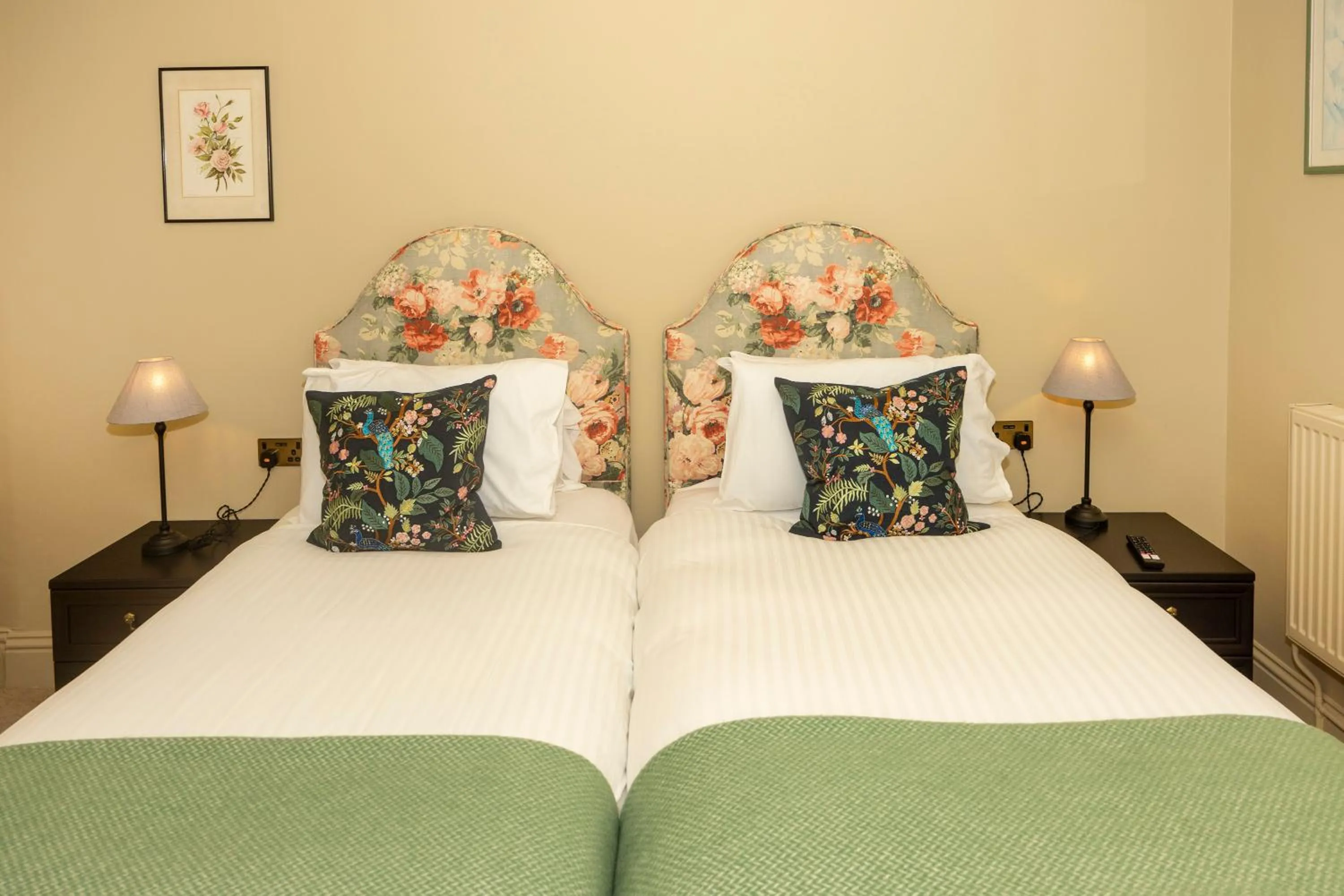 Bed in Eype's Mouth Country Hotel