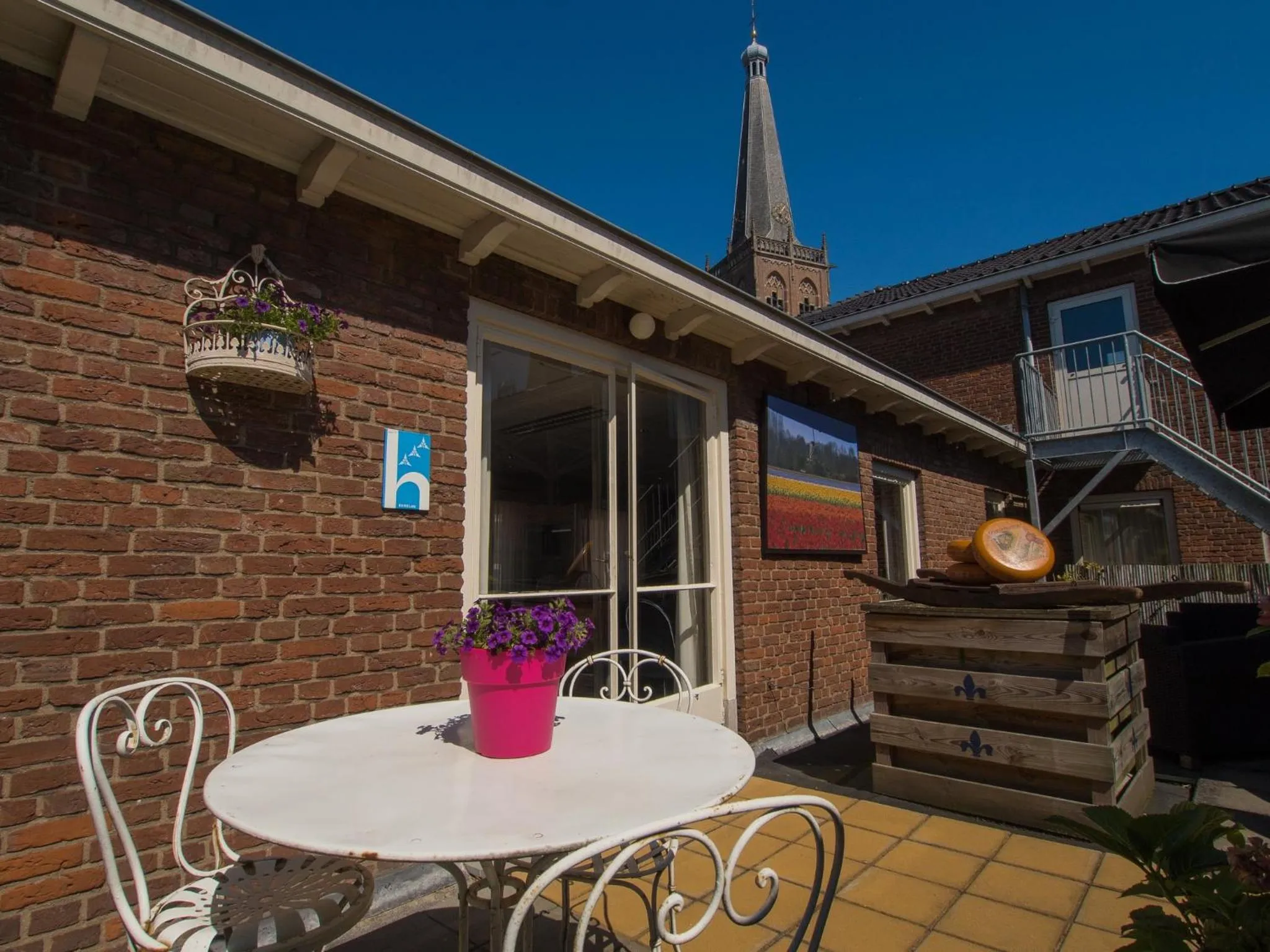 Patio in Stadshotel de Graafschap