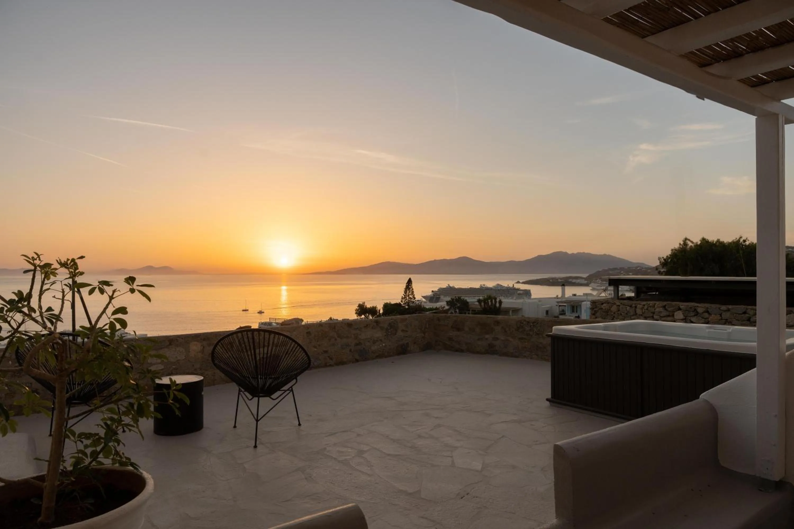 Patio in Boho Origin Mykonos